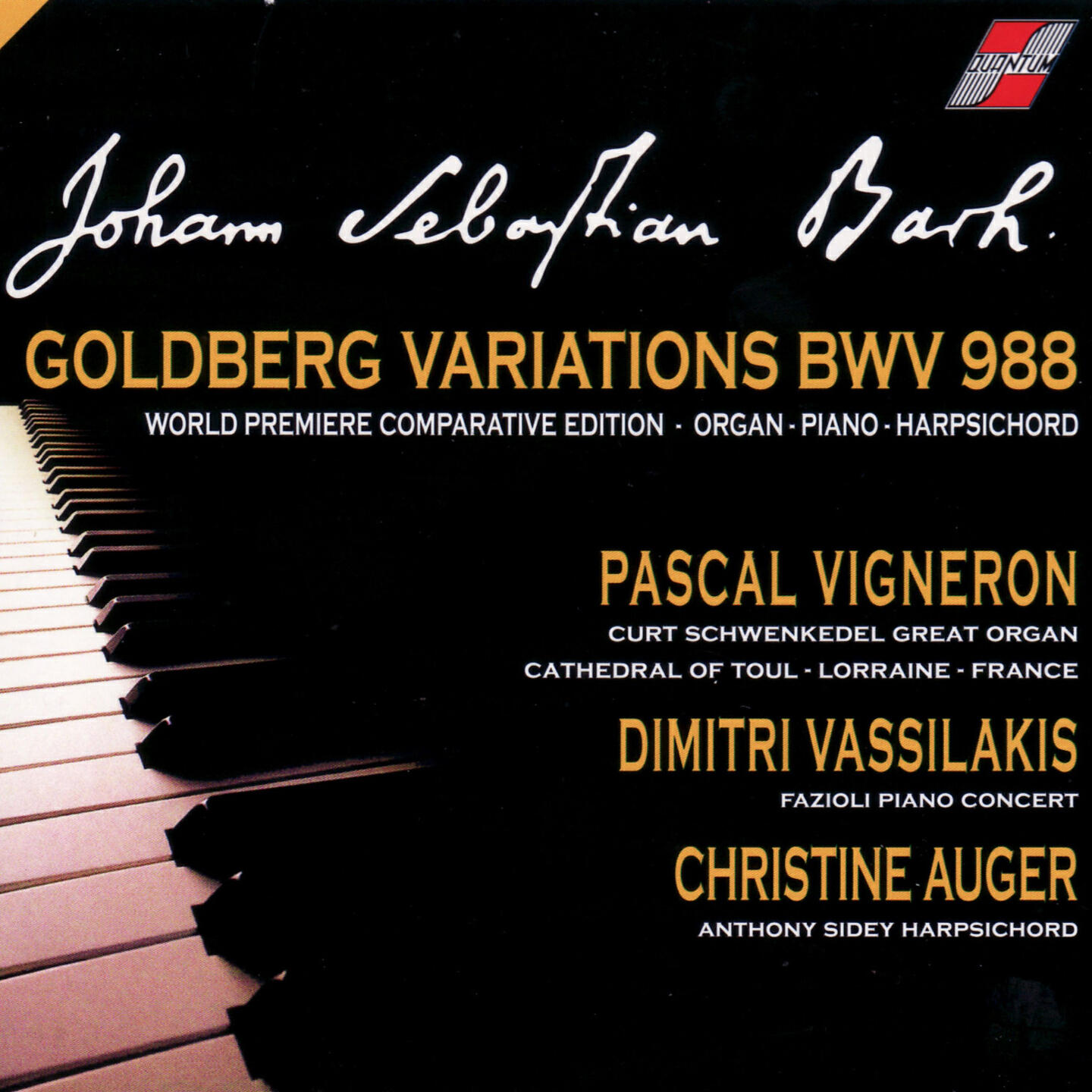 Релиз J.S. Bach - Variations Goldberg