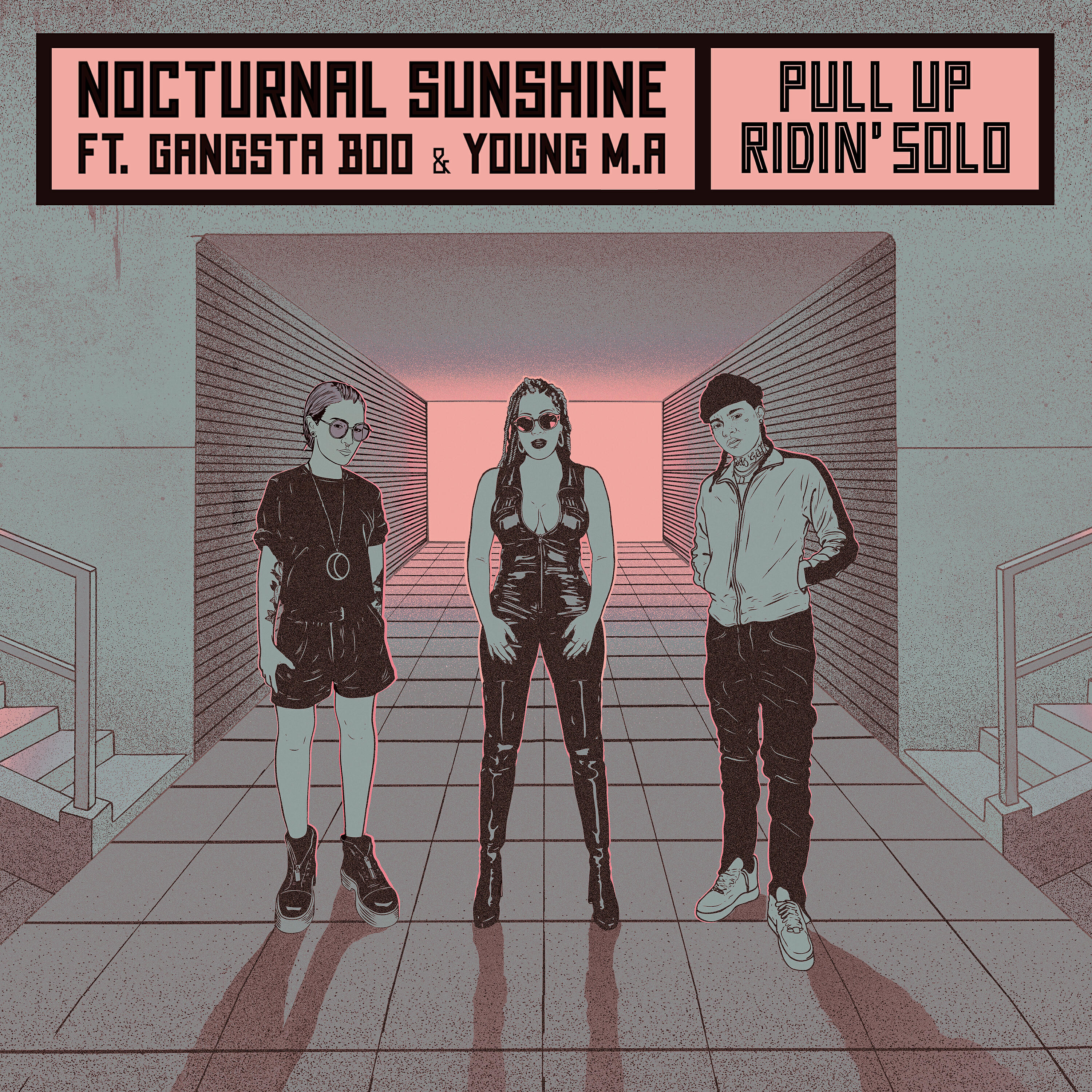 Постер альбома Pull Up / Ridin' Solo (feat. Gangsta Boo) [Edit]