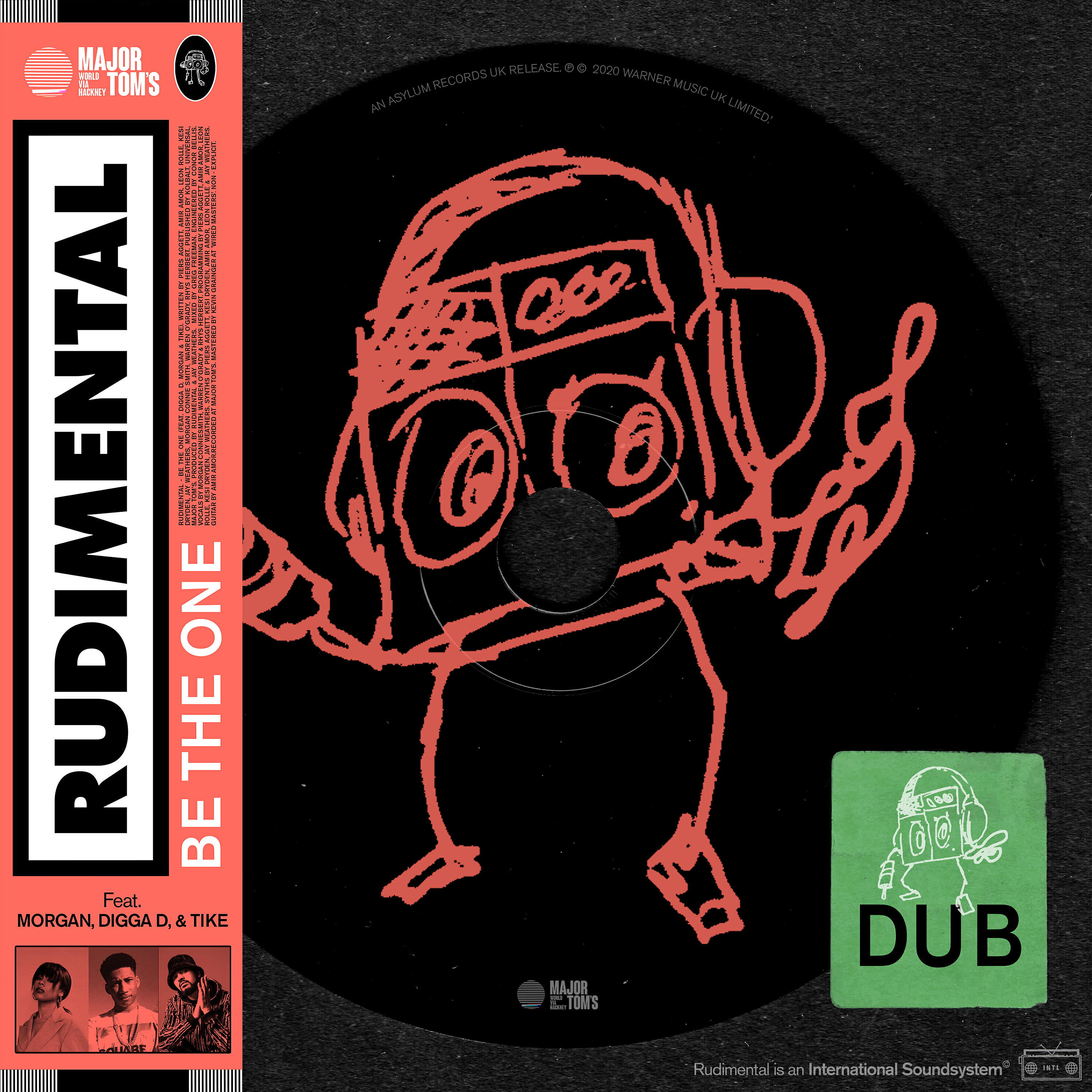 Релиз Be the One (feat. MORGAN, Digga D & TIKE) [Dub]