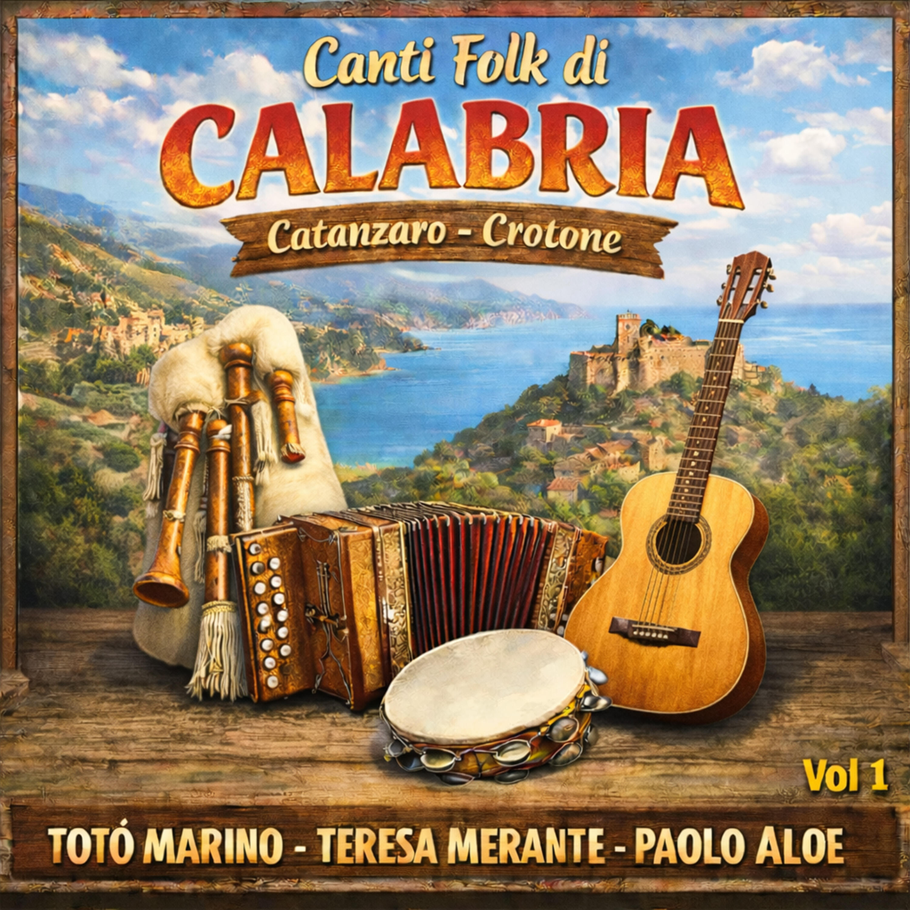 Релиз CANTI FOLK DI CALABRIA CATANZARO CROTONE, vol. 1
