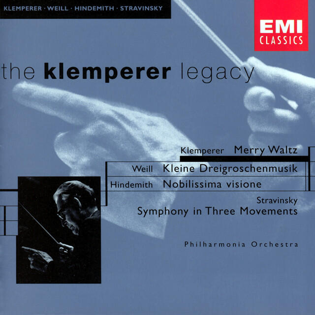 Релиз Klemperer/Weill/Hindemith/Stravinsky