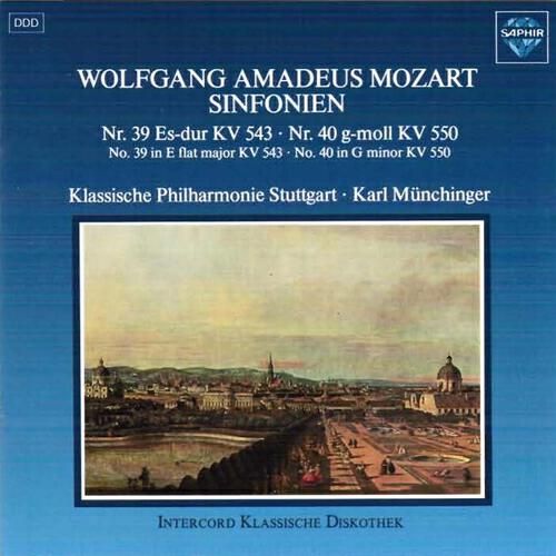 Релиз Mozart: Symphonies No. 39 in E-Flat Major KV 543 & No. 40 in G Minor KV 550