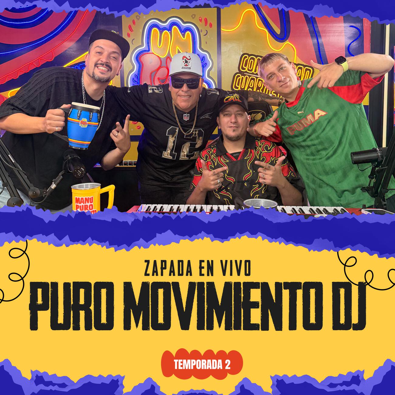 Релиз PURO MOVIMIENTO DJ / Zapada EN VIVO en UN POCO DE RUIDO !