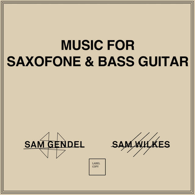 Релиз Music for Saxofone & Bass Guitar