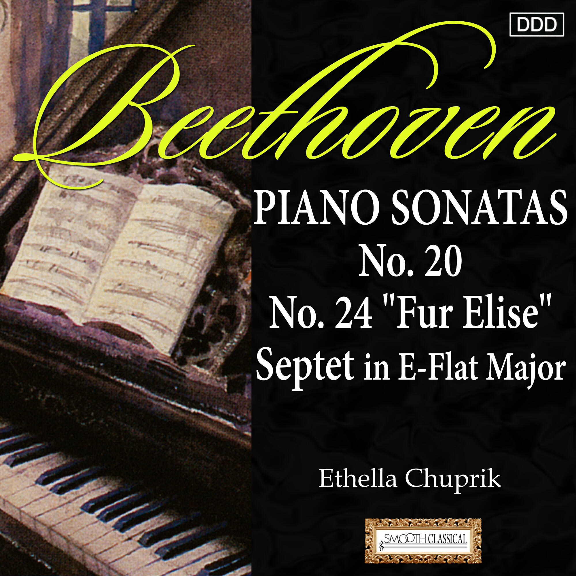 Релиз Beethoven: Piano Sonatas Nos. 20, 24 - Fur Elise - Septet in E-Flat Major