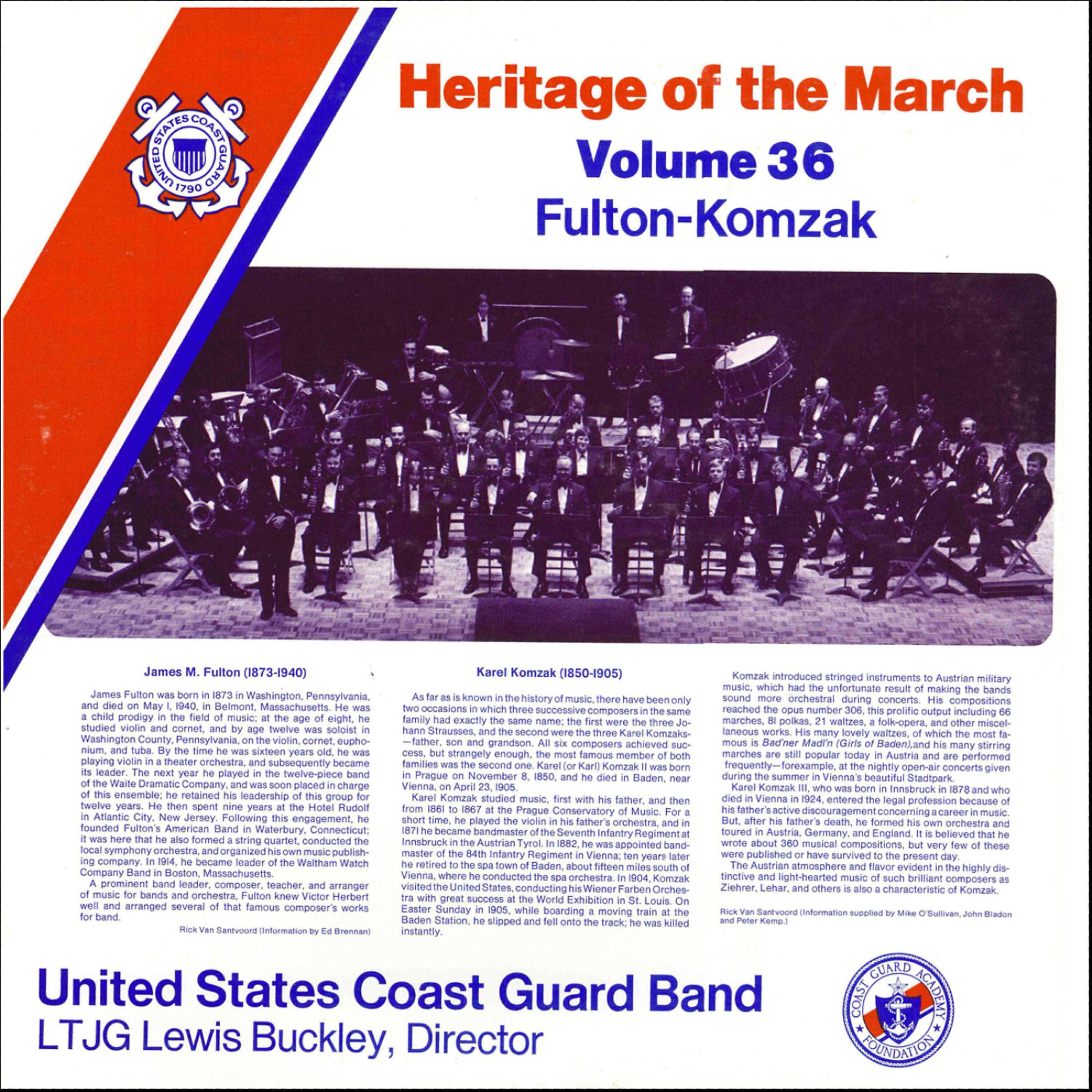 Релиз Heritage of the March Vol. 36 - The Music of Fulton and Komzak