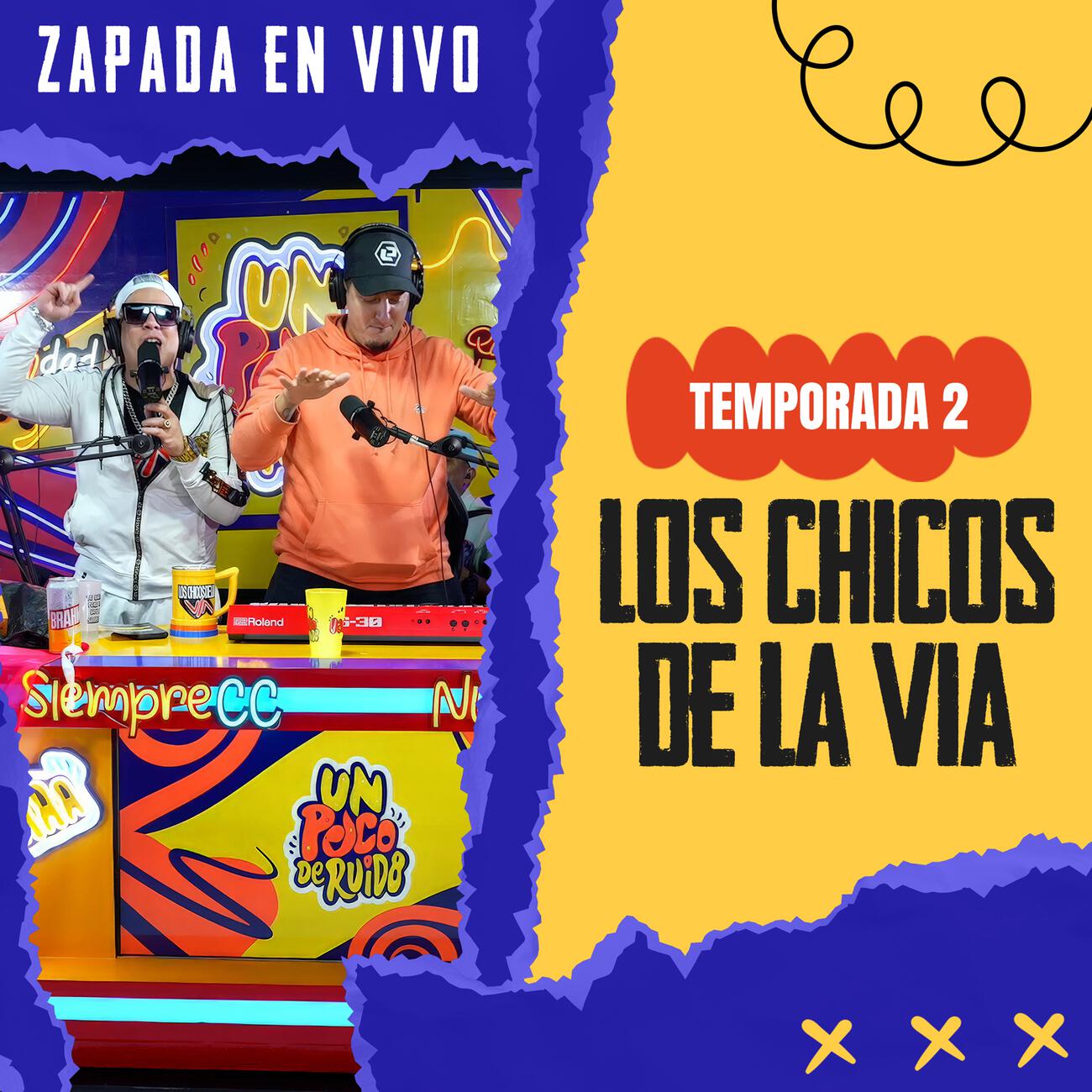 Релиз LOS CHICOS DE LA VIA / Zapada EN VIVO en UN POCO DE RUIDO!