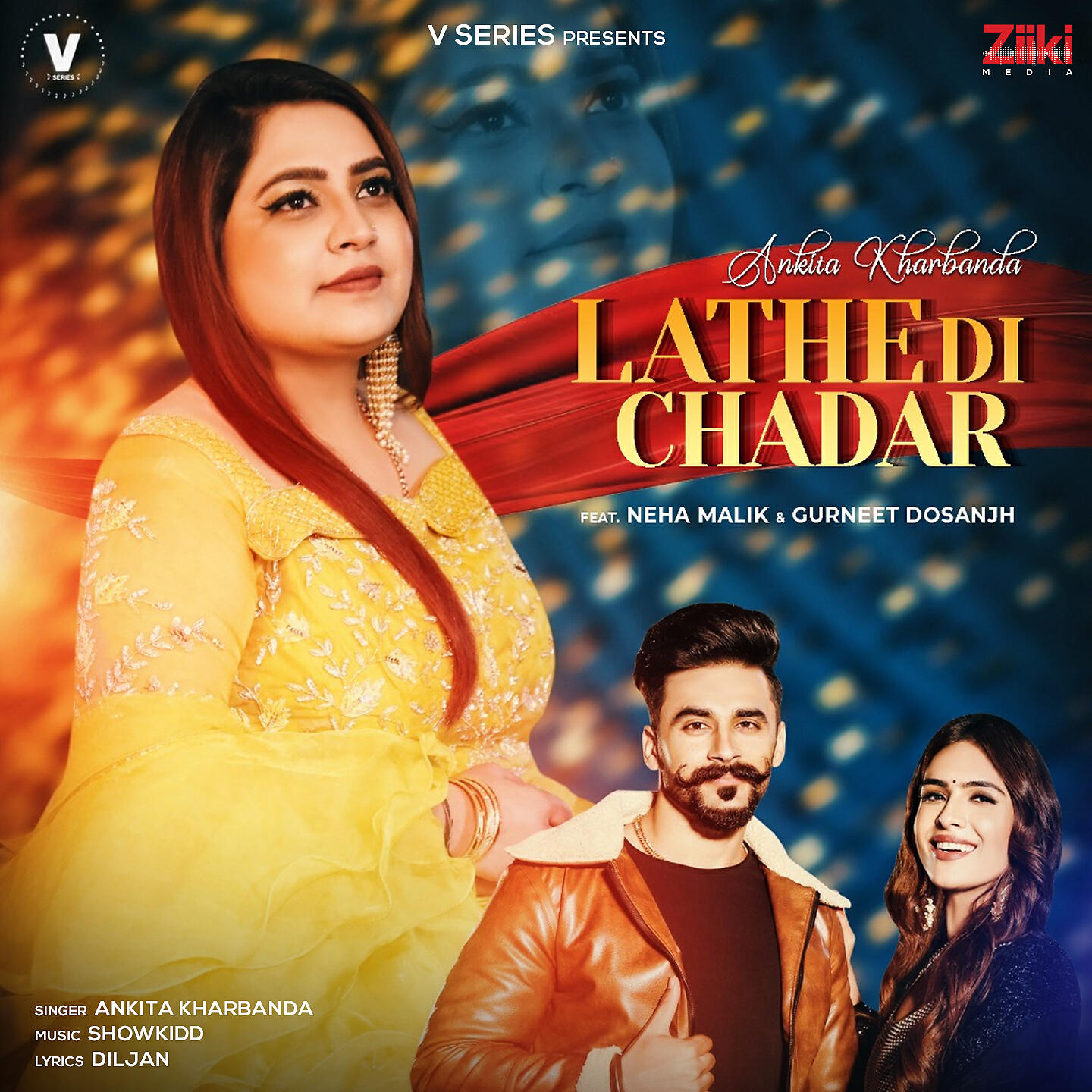 Релиз Lathe Di Chadar (feat. Neha Malik & Gurneet Dosanjh)