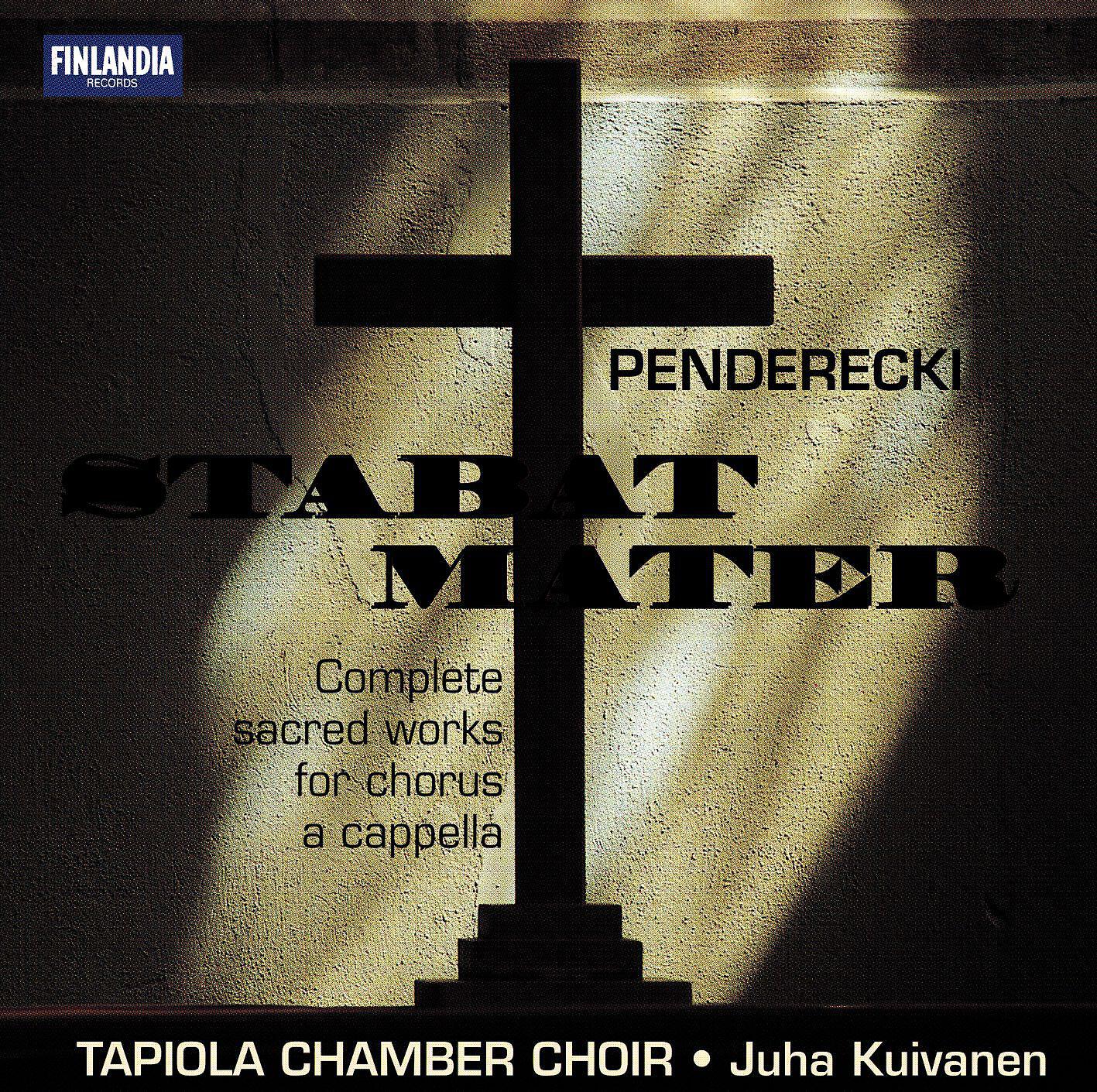 Релиз Penderecki Stabat Mater - Compl Sacred Works for Chorus A Cap