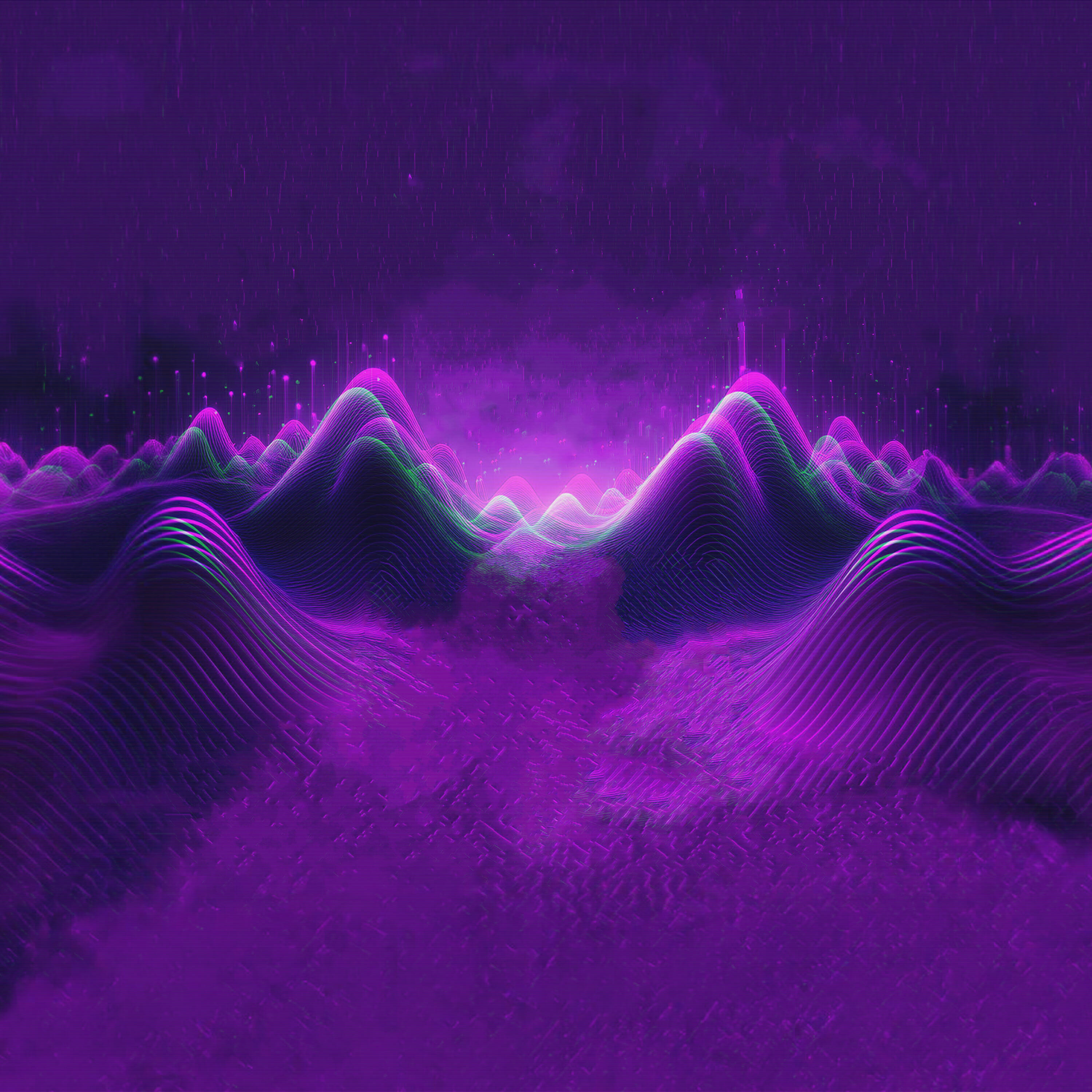 Deep Violet Waves