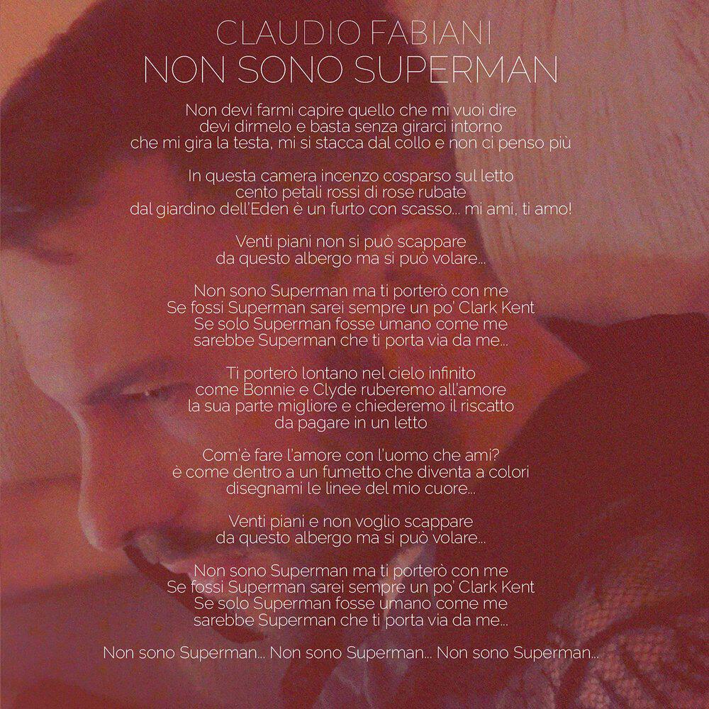 Релиз Non sono Superman