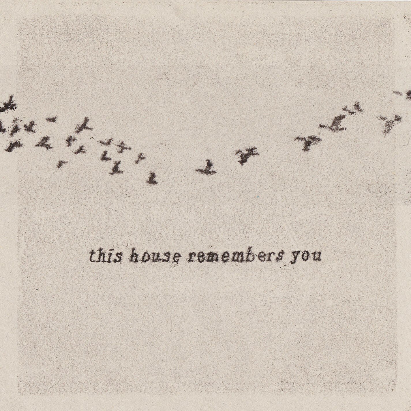 Релиз this house remembers you