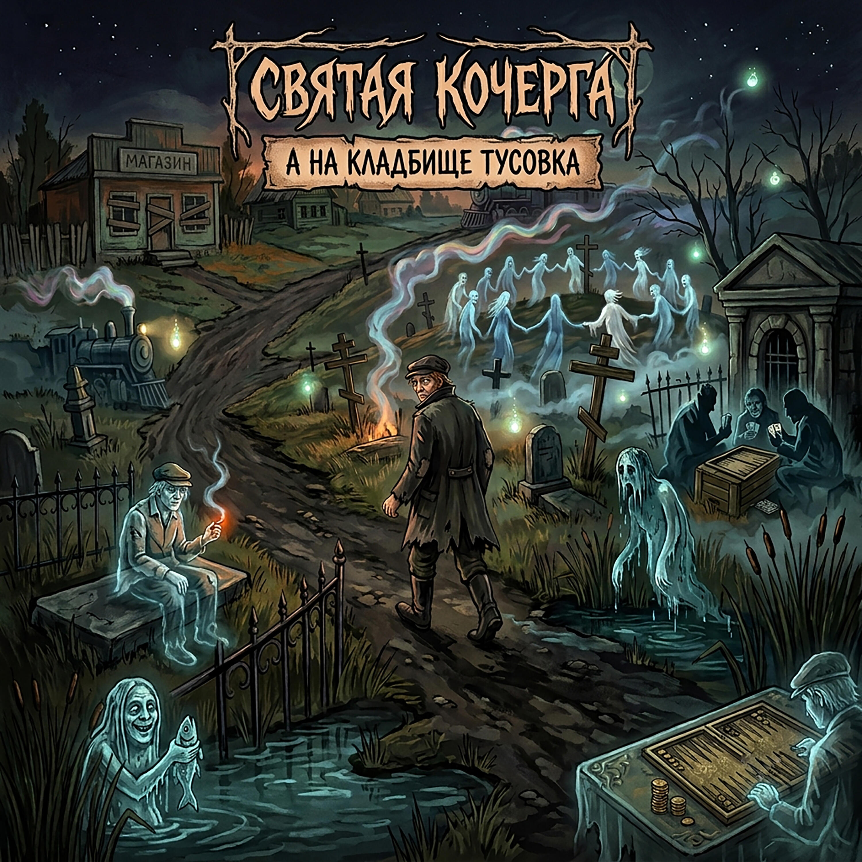 Релиз А на кладбище тусовка