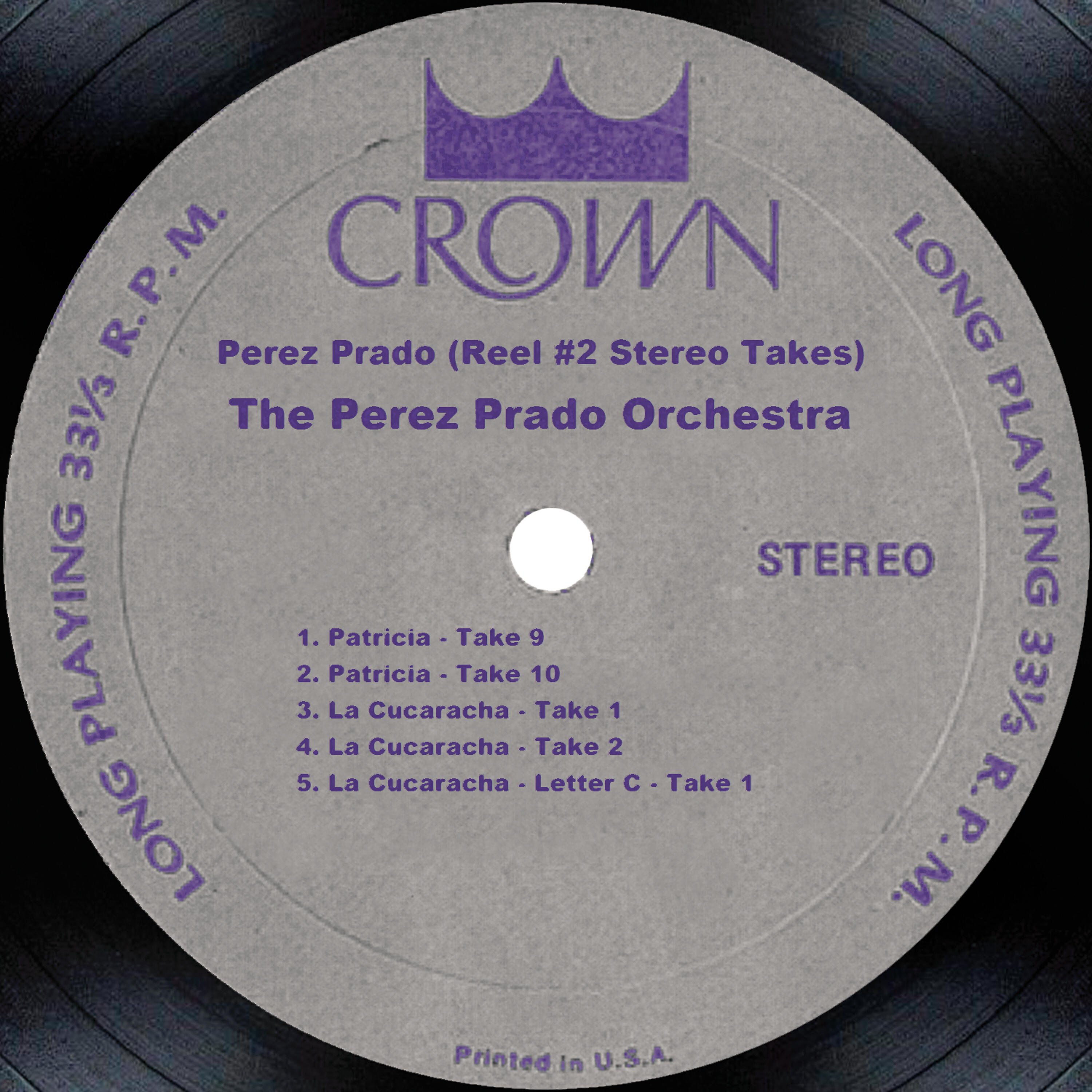 Релиз Perez Prado (Reel #2 Stereo Takes)