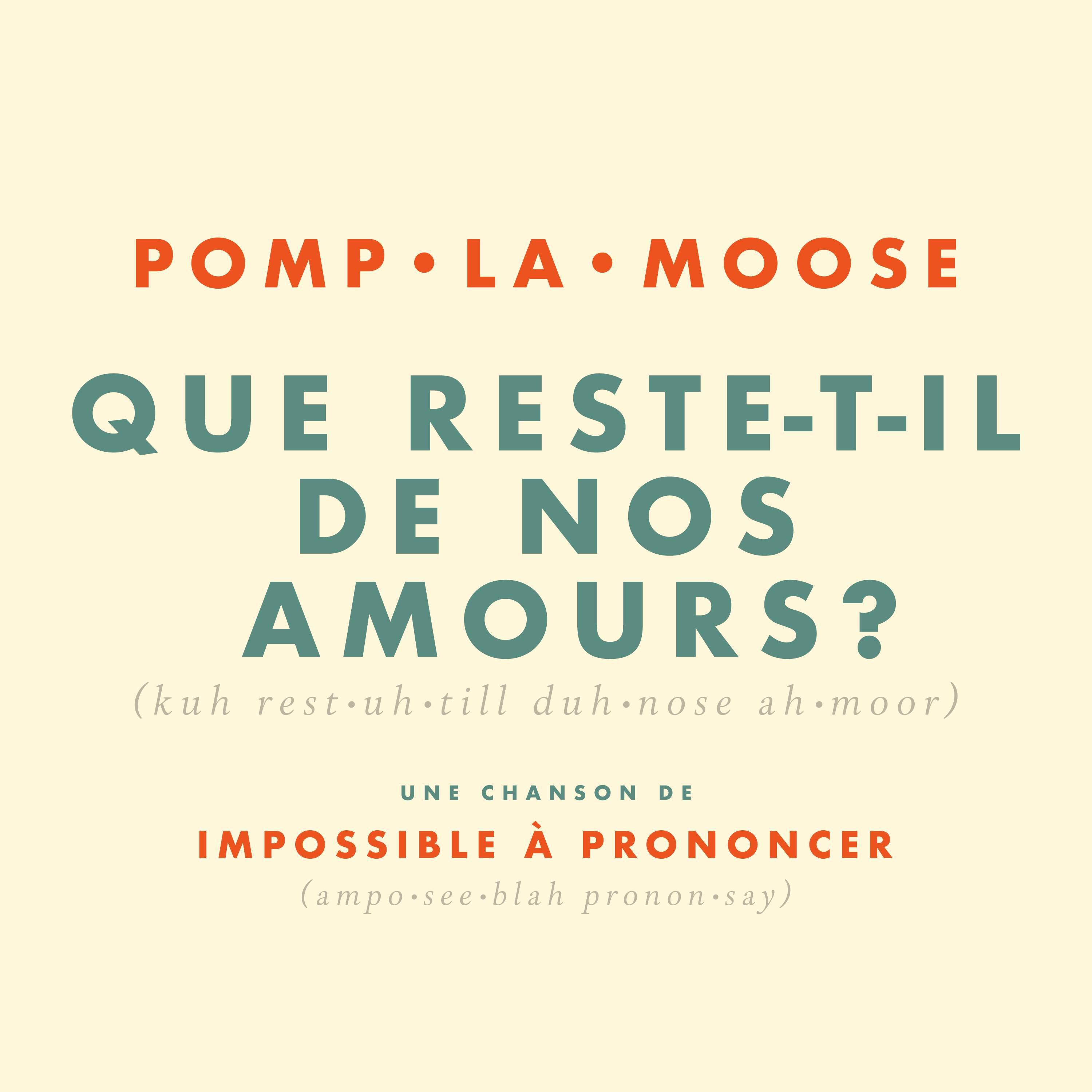 Релиз Que reste-t-il de nos amours?
