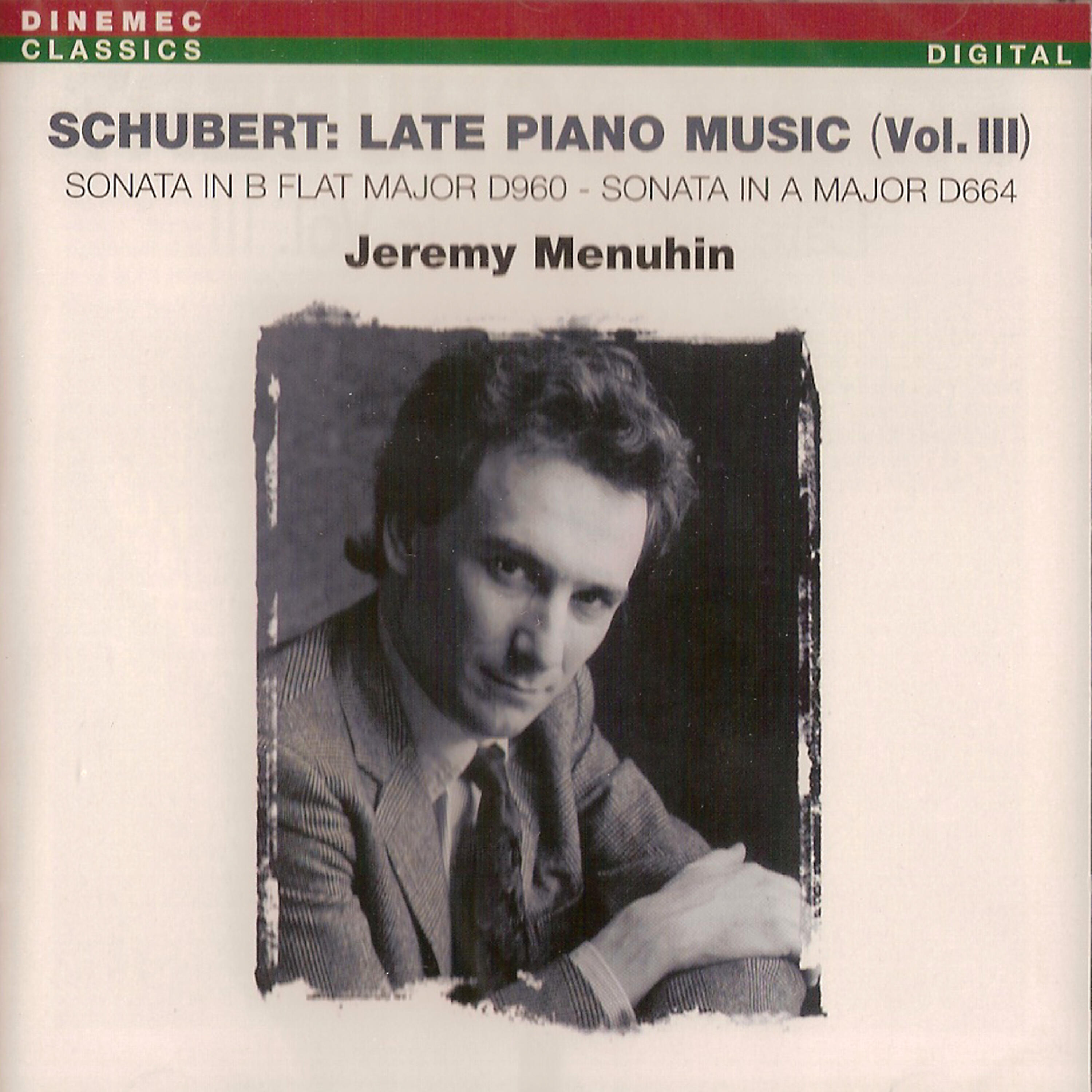 Релиз Schubert: Late Piano Music Vol.3