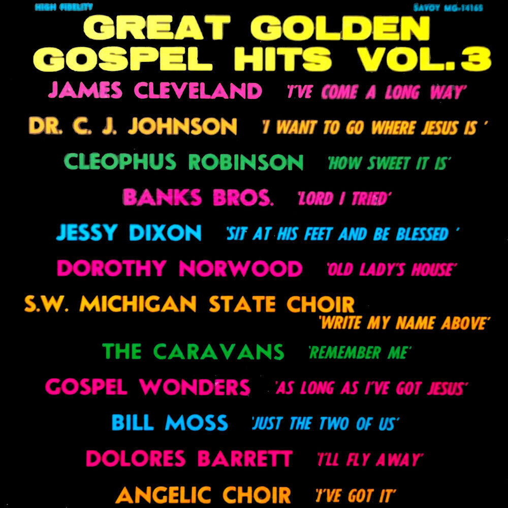 Релиз Great Golden Gospel Hits Vol. 3