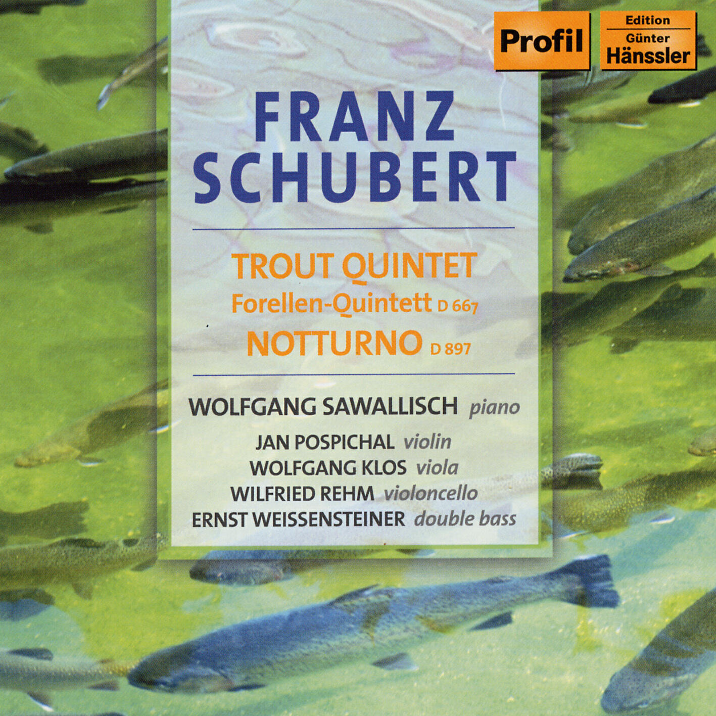 Релиз Schubert: Piano Quintet In A Major, "Trout" / Notturno