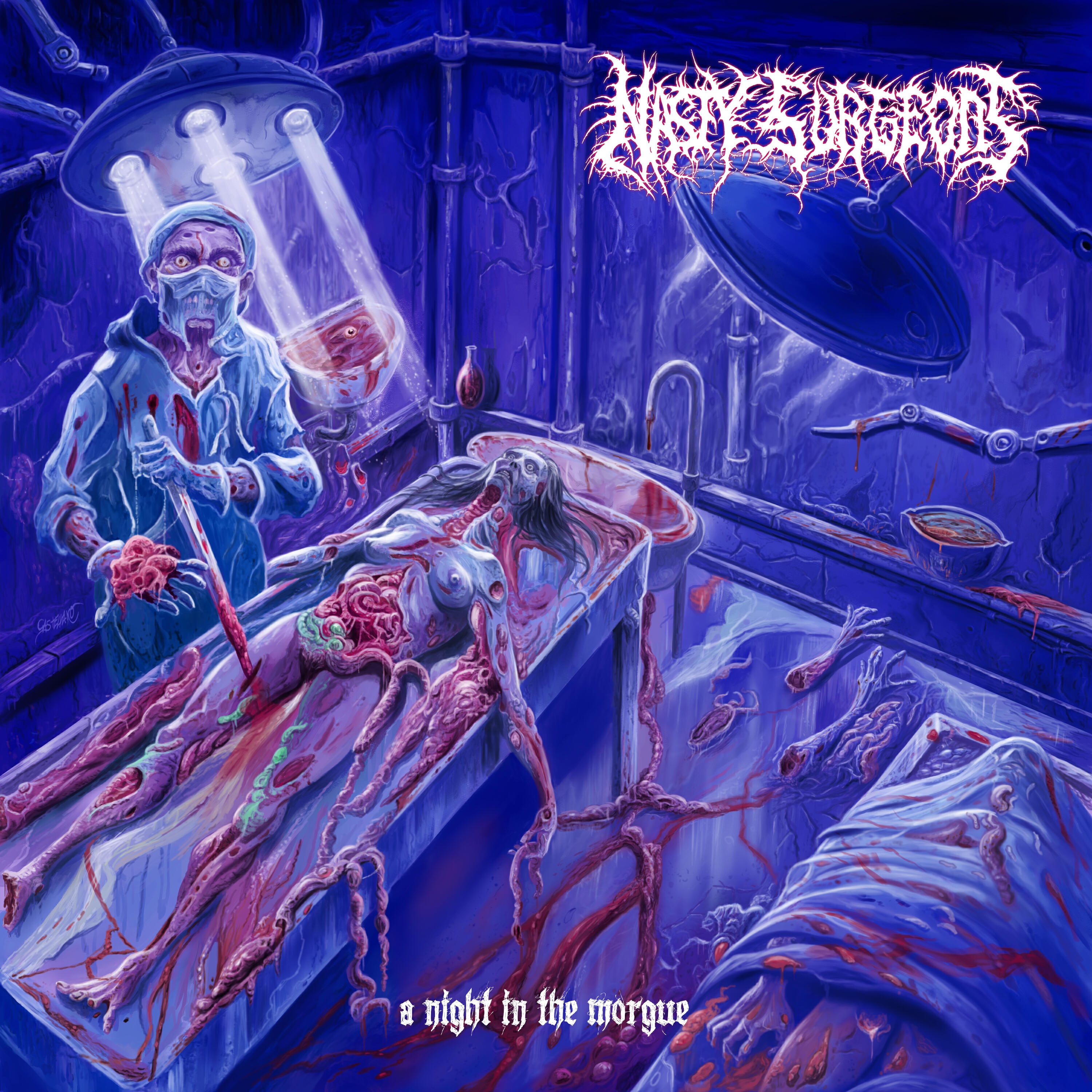 Постер альбома A Night In The Morgue