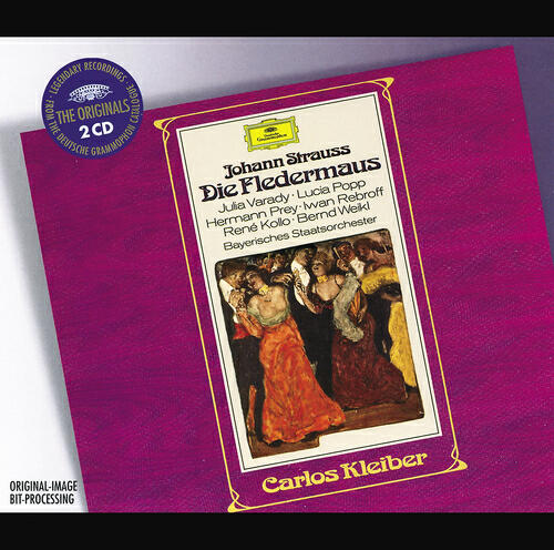 Julia Varady, Lucia Popp, Evi List, Benno Kusche, Bernd Weikl, Hermann Prey, Ivan Rebroff, Chor der Bayerischen Staatsoper München, Bayerisches Staatsorchester, Carlos Kleiber - J. Strauss II: Die Fledermaus, Act II - No. 11a, Finale. Herr, Chevalier, ich