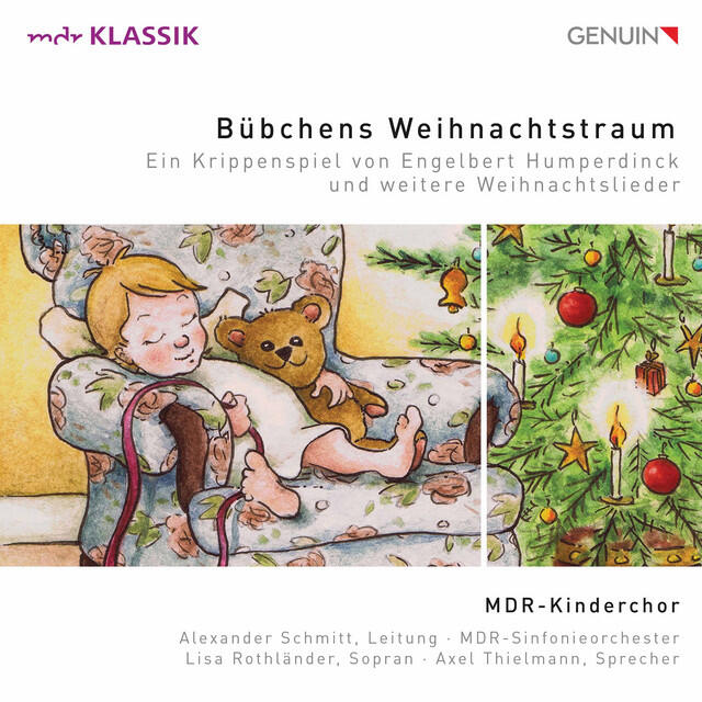 Постер альбома Bübchens Weihnachtstraum: Ein Krippenspiel von Engelbert Humperdinck und weitere Weihnachtslieder