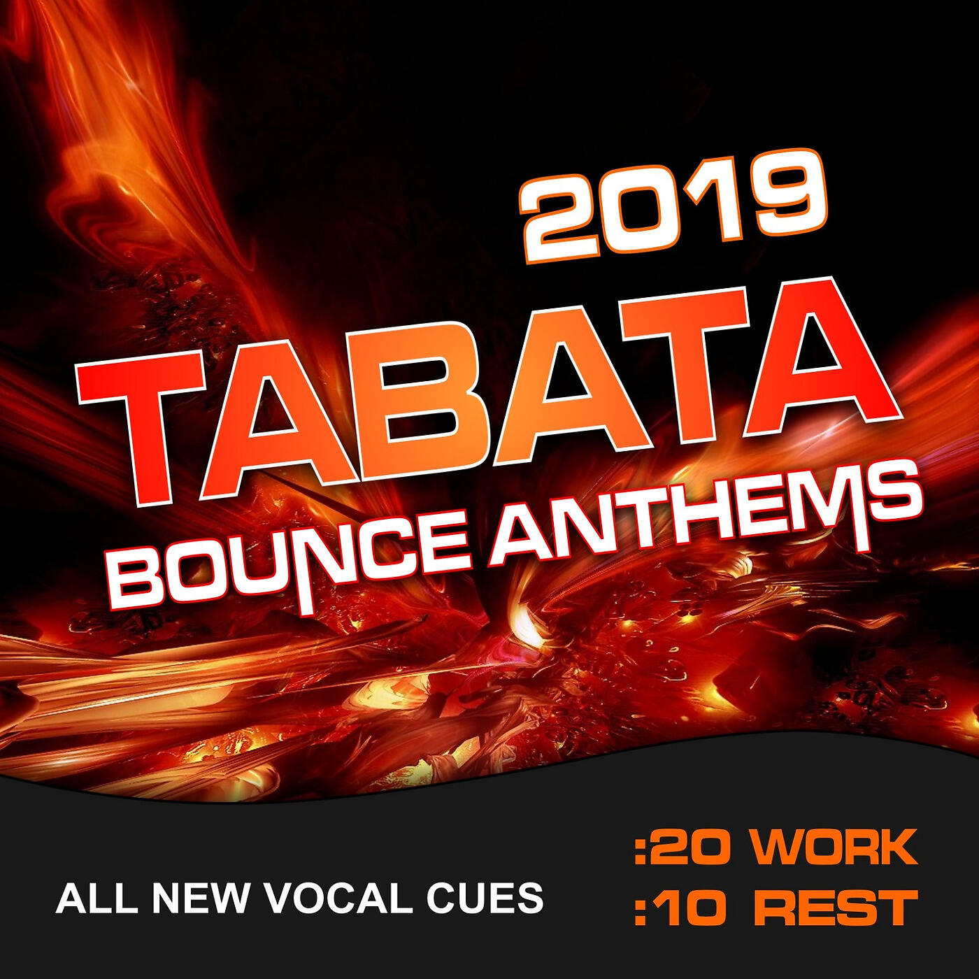 Релиз Tabata Bounce Anthems 2019 (20 / 10 Interval Workout, All New Vocal Cues)