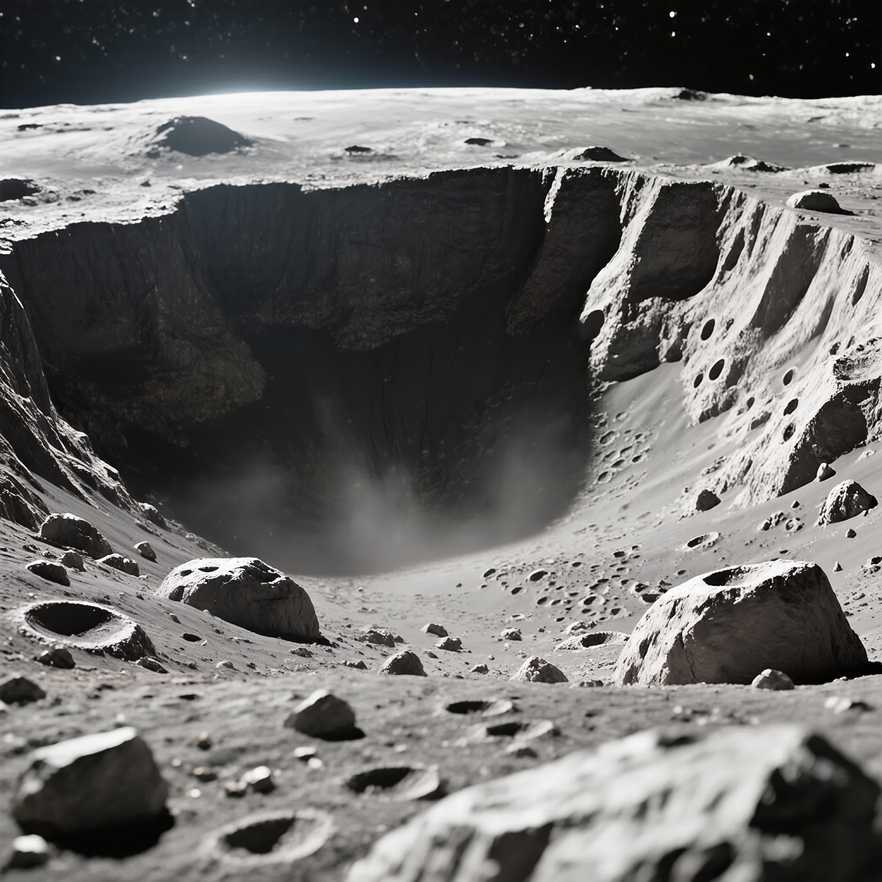 Релиз In the Moon crater