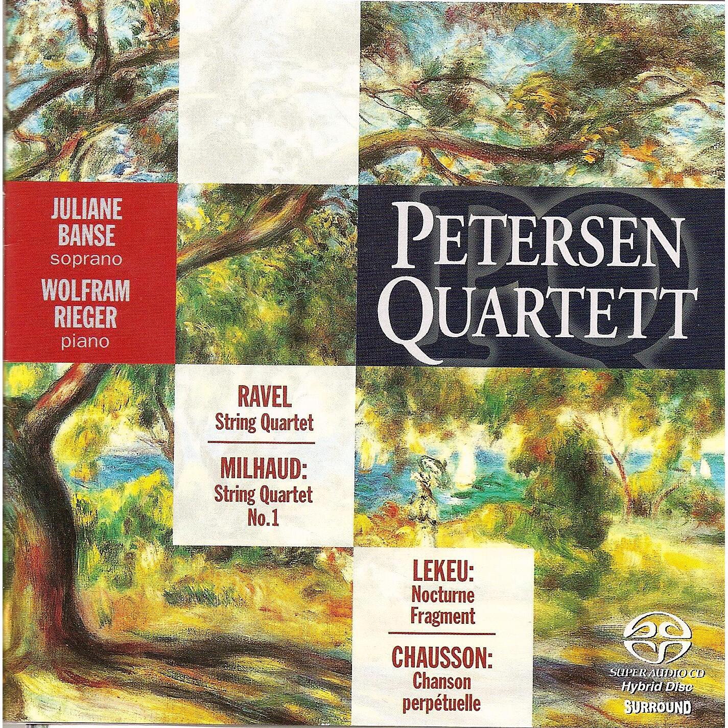 Релиз Milhaud, D.: String Quartet No. 1, Op. 5 / Chausson, E.: Chanson Perpetuelle / Ravel, M.: String Quartet in F Major