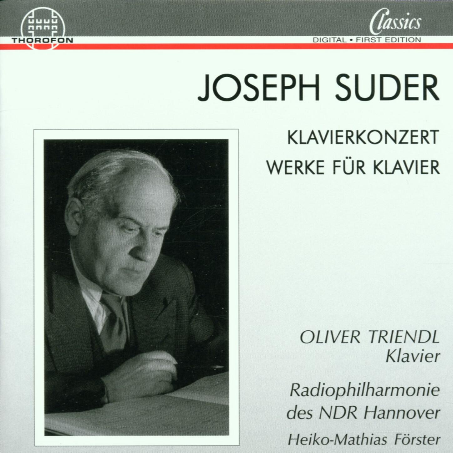 Релиз Suder: Klavierkonzert, Werke für Klavier