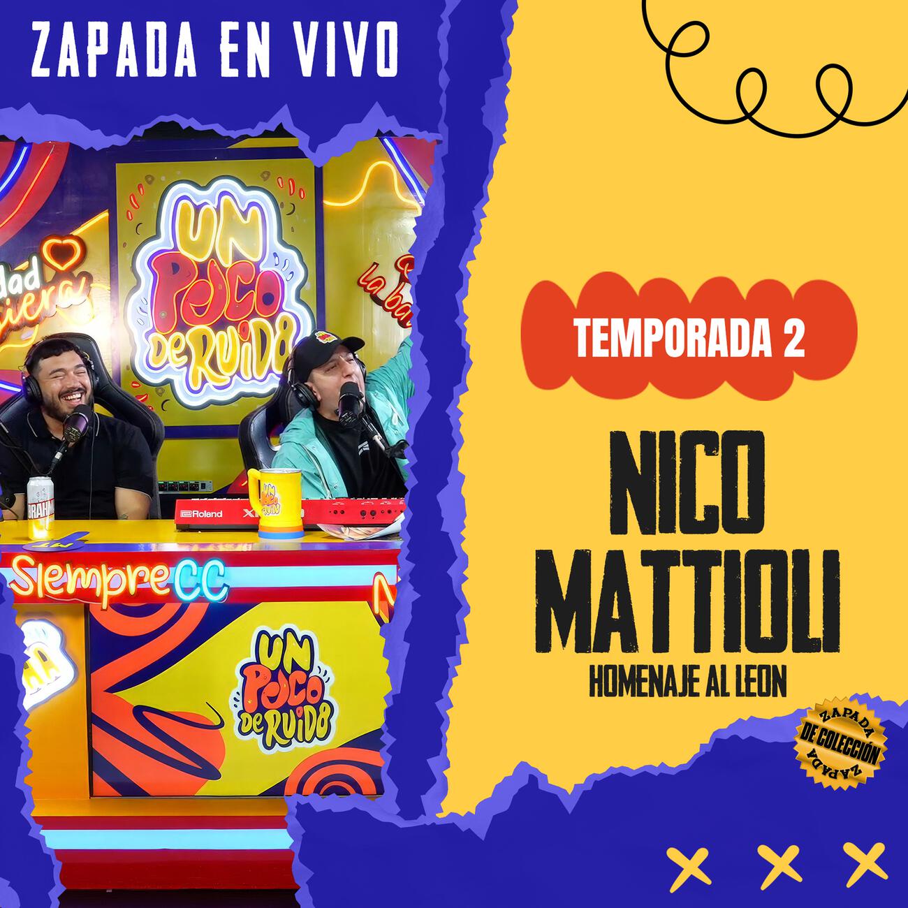 Релиз HOMENAJE AL LEON con Nico Mattioli / Zapada en vivo en UN POCO DE RUIDO