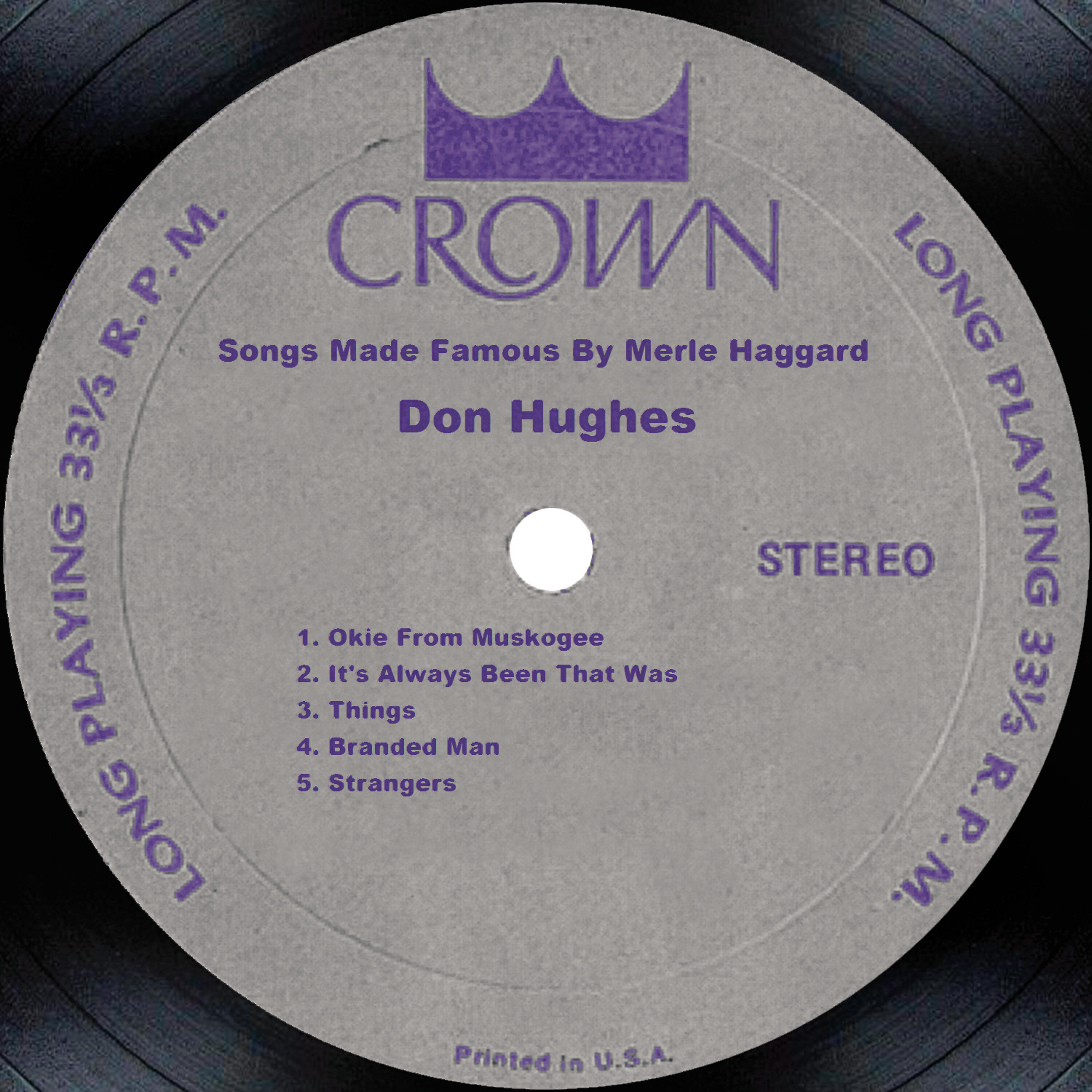 Релиз Songs Made Famous By Merle Haggard