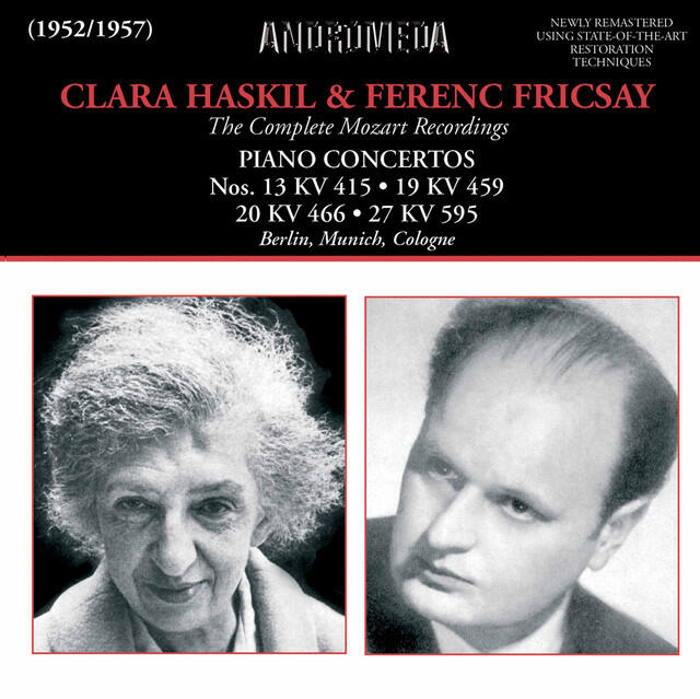 Постер альбома Clara Haskil and Ferenc Fricsay the complete Mozart Recordings
