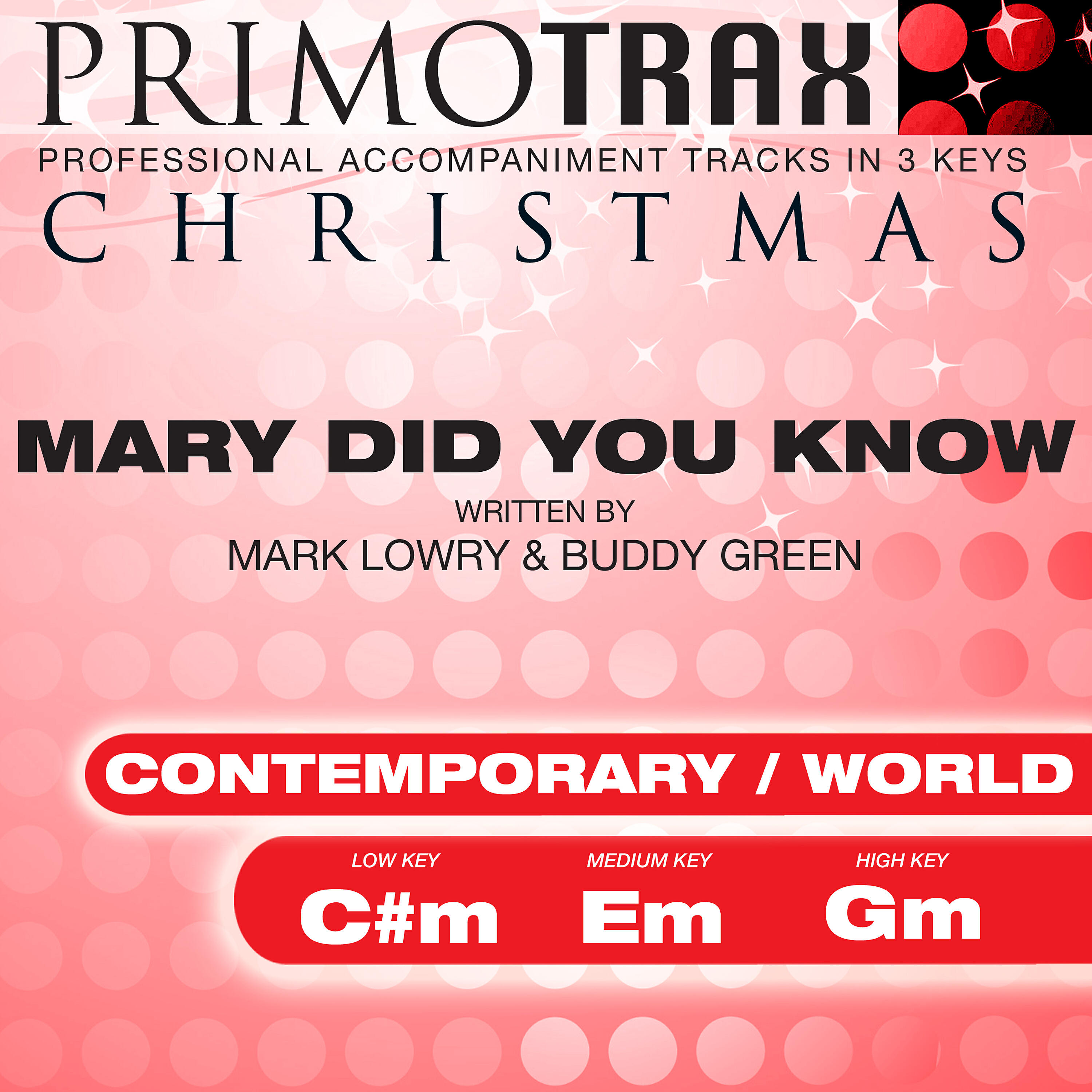Релиз Mary Did You Know? - Christmas Primotrax - Performance Tracks - EP
