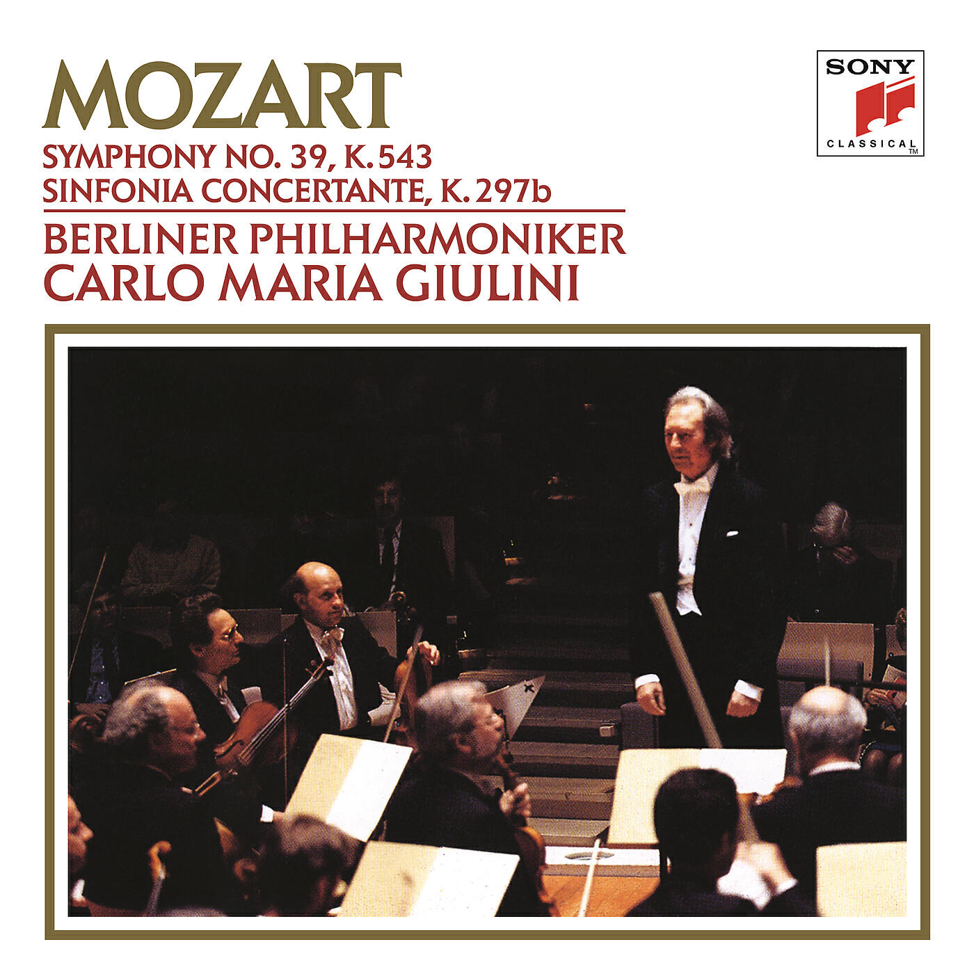 Релиз Mozart: Symphony No. 39, K. 543 & Sinfonia concertante, K. 297b