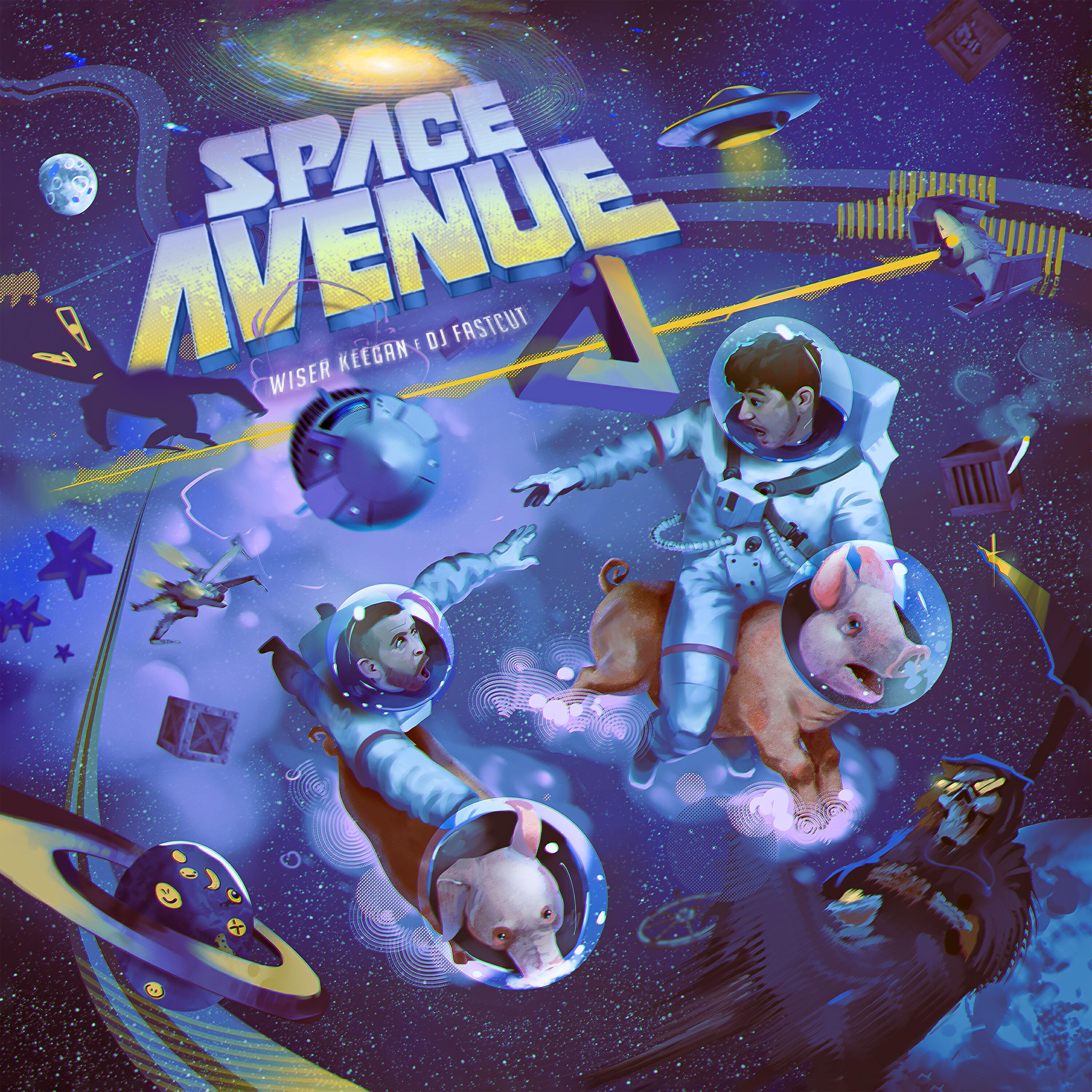 Скачать песню Wiser Keegan, DJ Fastcut, Sace - Space Avenue бесплатно в MP3 для Android и iOS