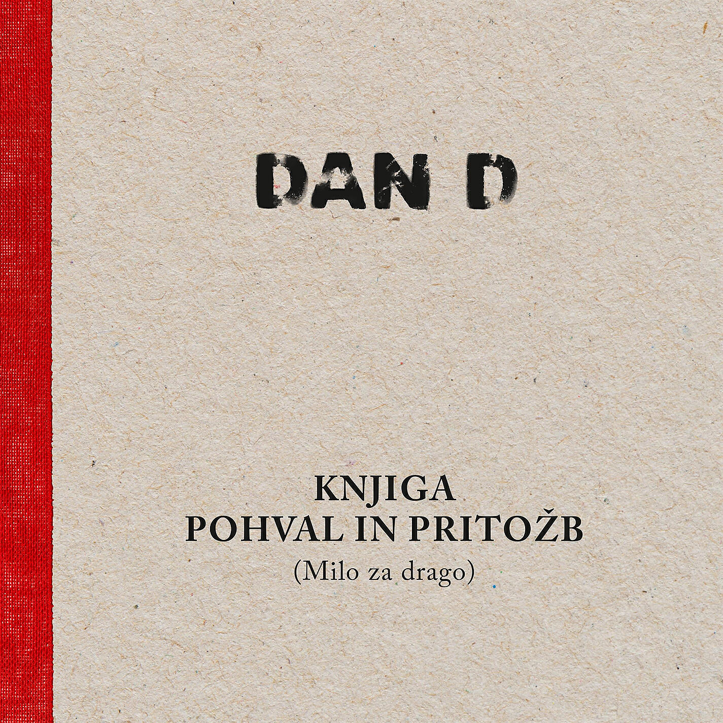 Релиз Knjiga pohval in pritožb (Milo za drago)