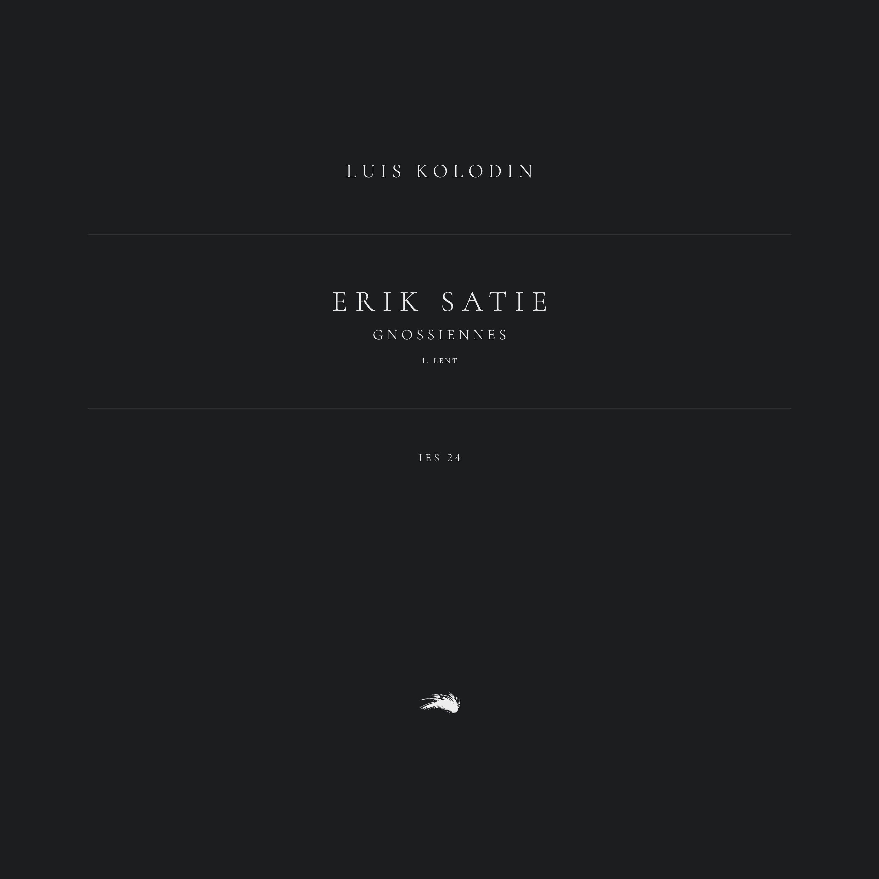 Релиз Gnossiennes, IES 24: 1. Lent