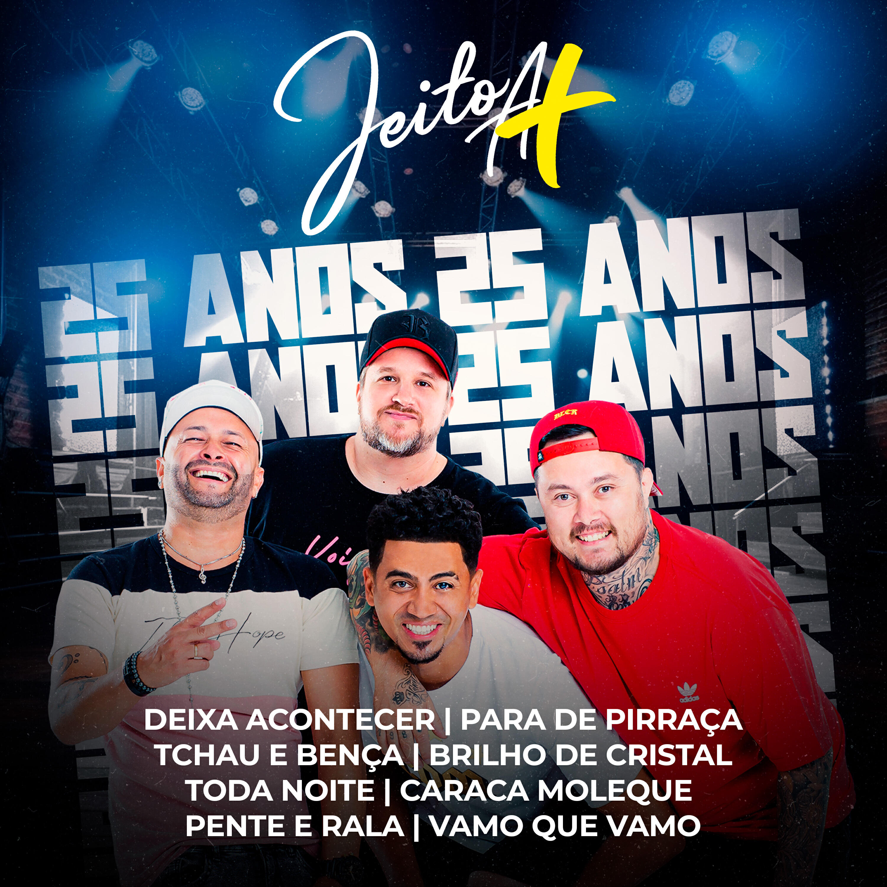 Релиз Deixa Acontecer / Para de Pirraça / Tchau e Bença / Brilho de Cristal / Toda Noite / Caraca Muleke / Pente e Rala / Vamo Que Vamo