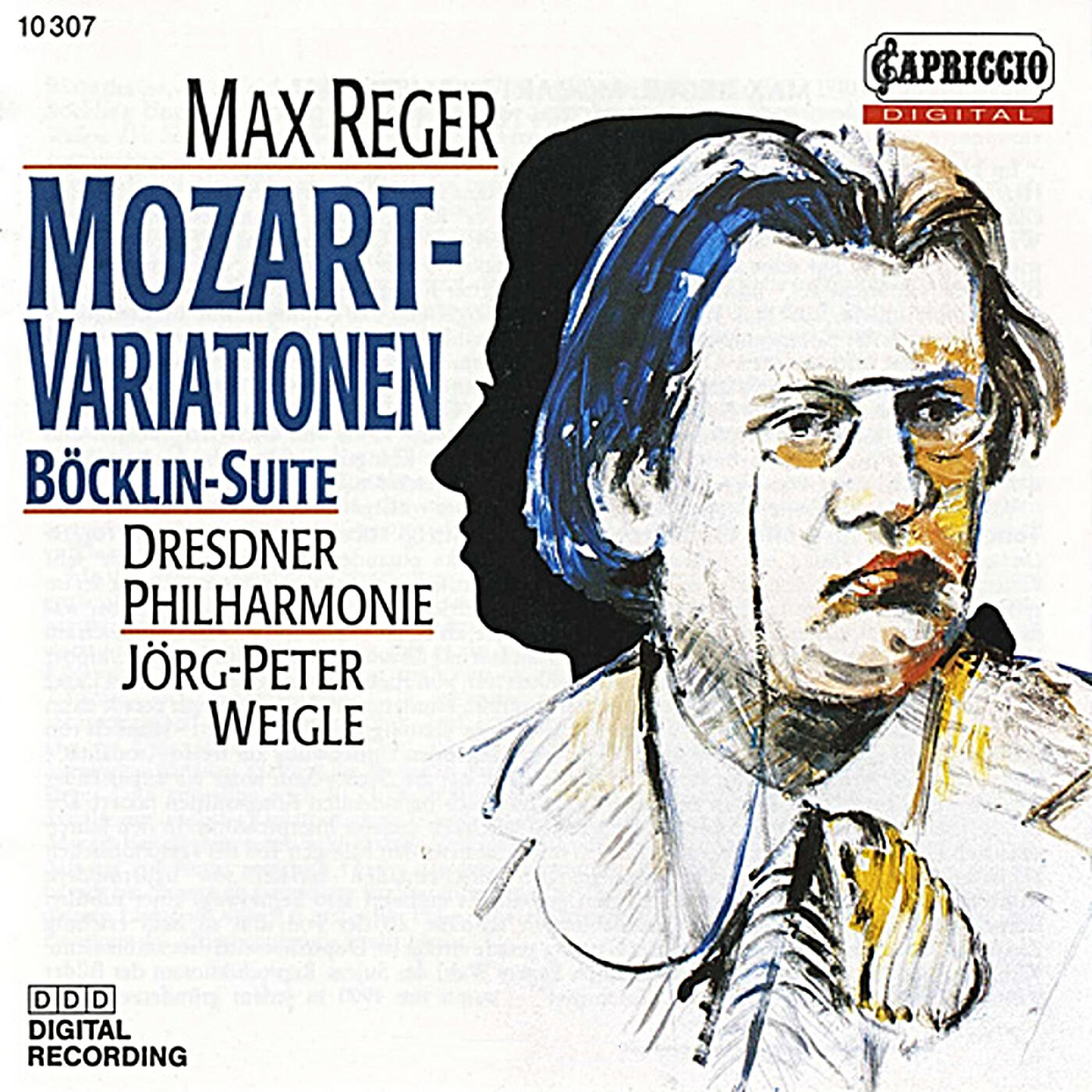 Релиз Reger: Variations and Fugue on a Theme of Mozart & 4 Tondichtungen nach Arnold Böcklin