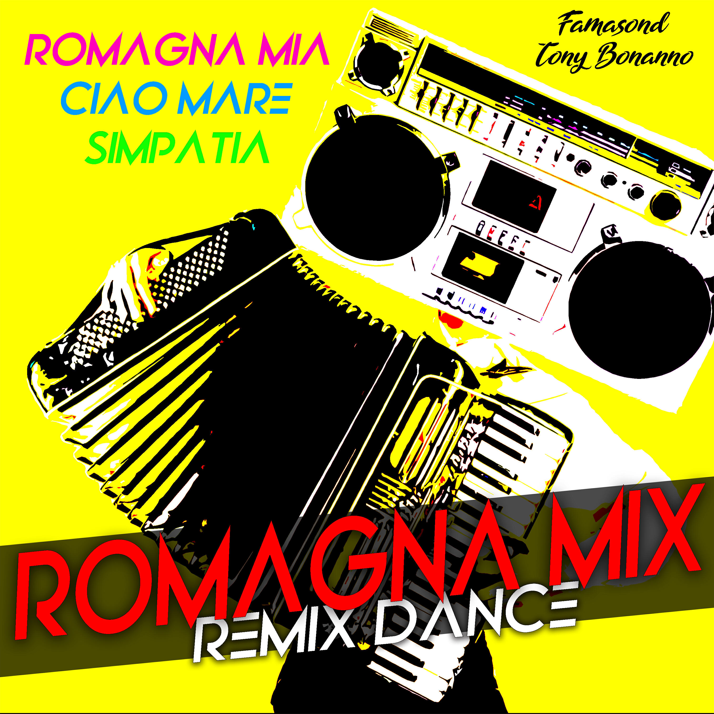 Релиз Romagna mia / Ciao mare / Simpatia / Romagna mix