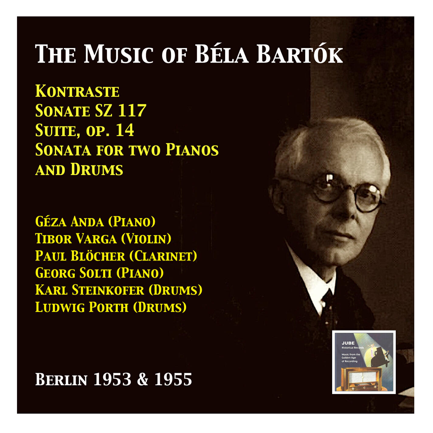 Релиз Géza Anda & Tibor Varga: The Music of Béla Bartók (Recorded 1953 & 1955)