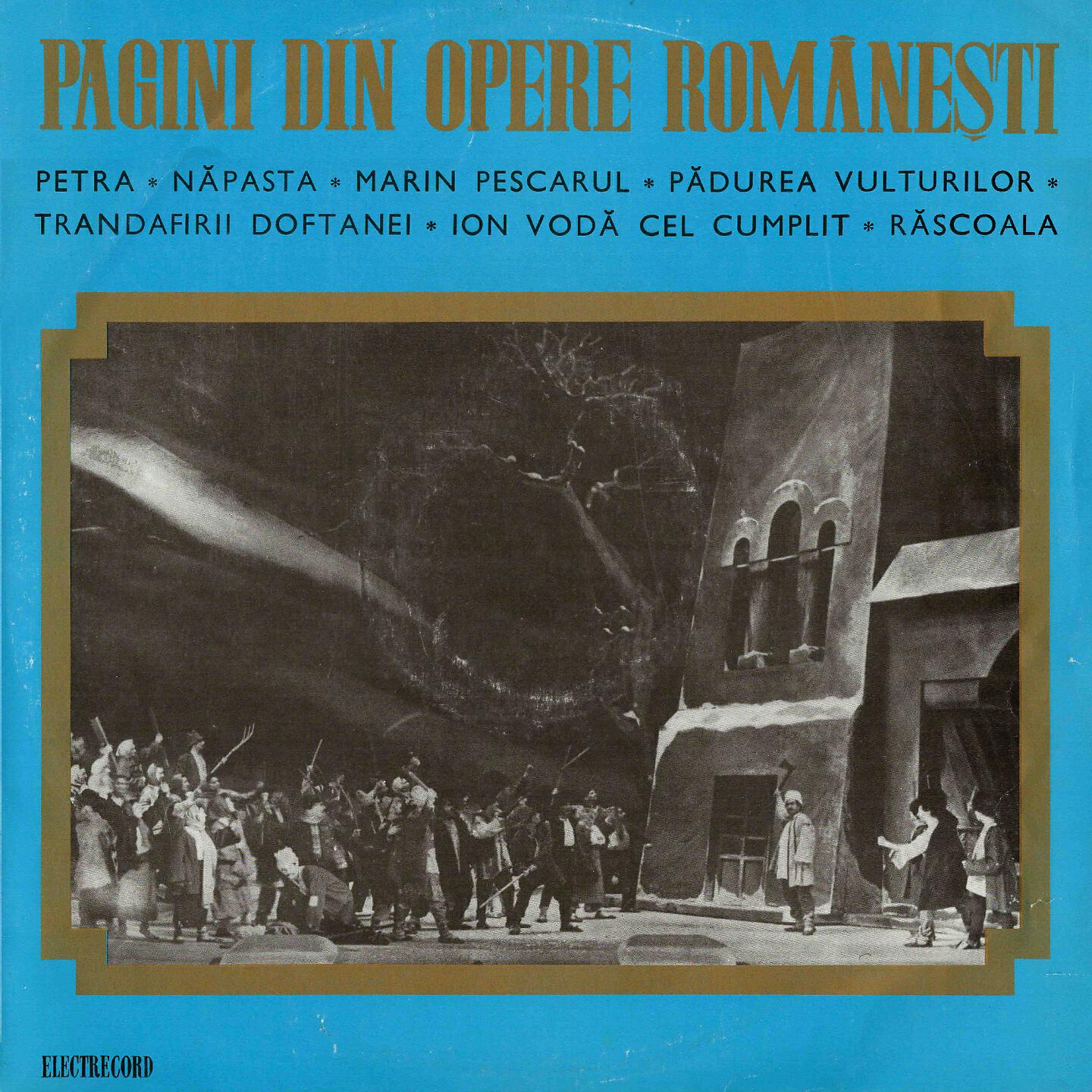 Релиз Pagini din opere românești, Vol. 1