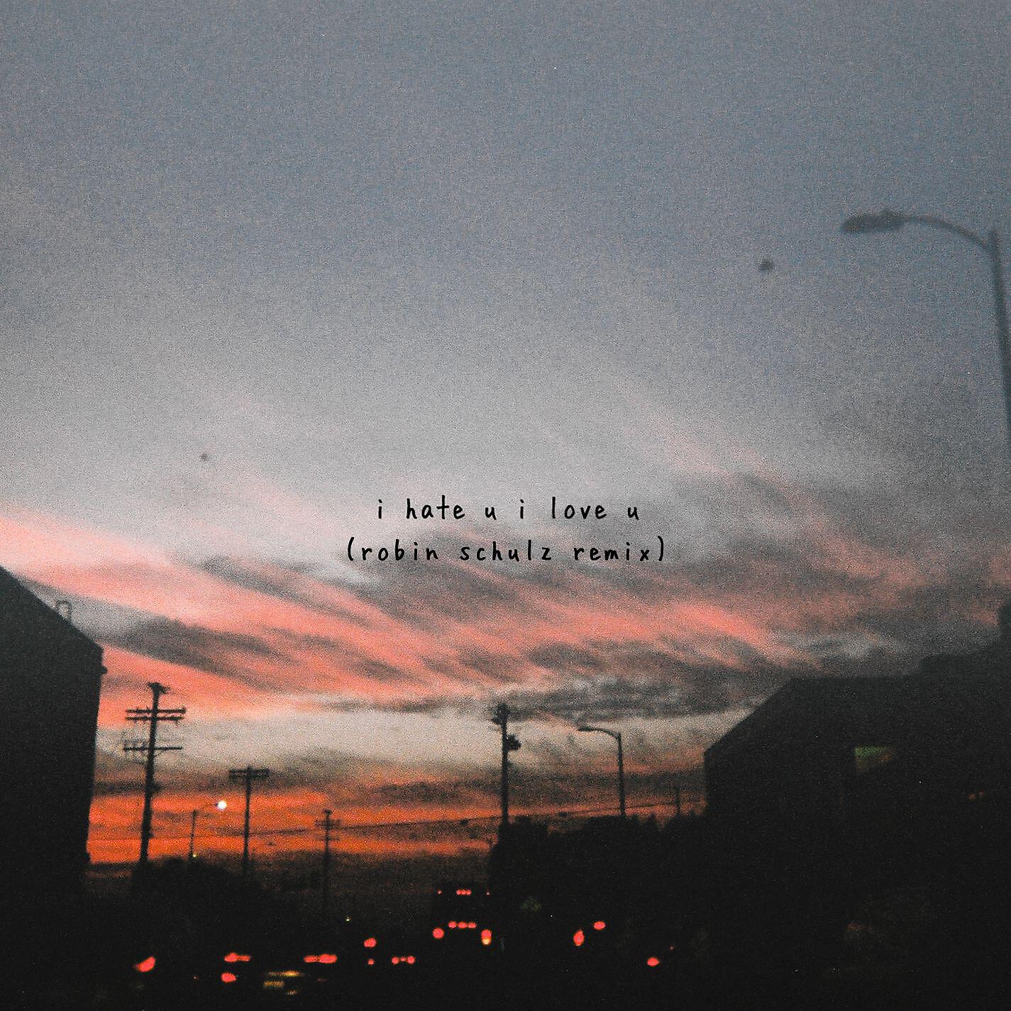 Постер альбома i hate u, i love u  (feat. olivia o'brien) [Robin Schulz Remix]