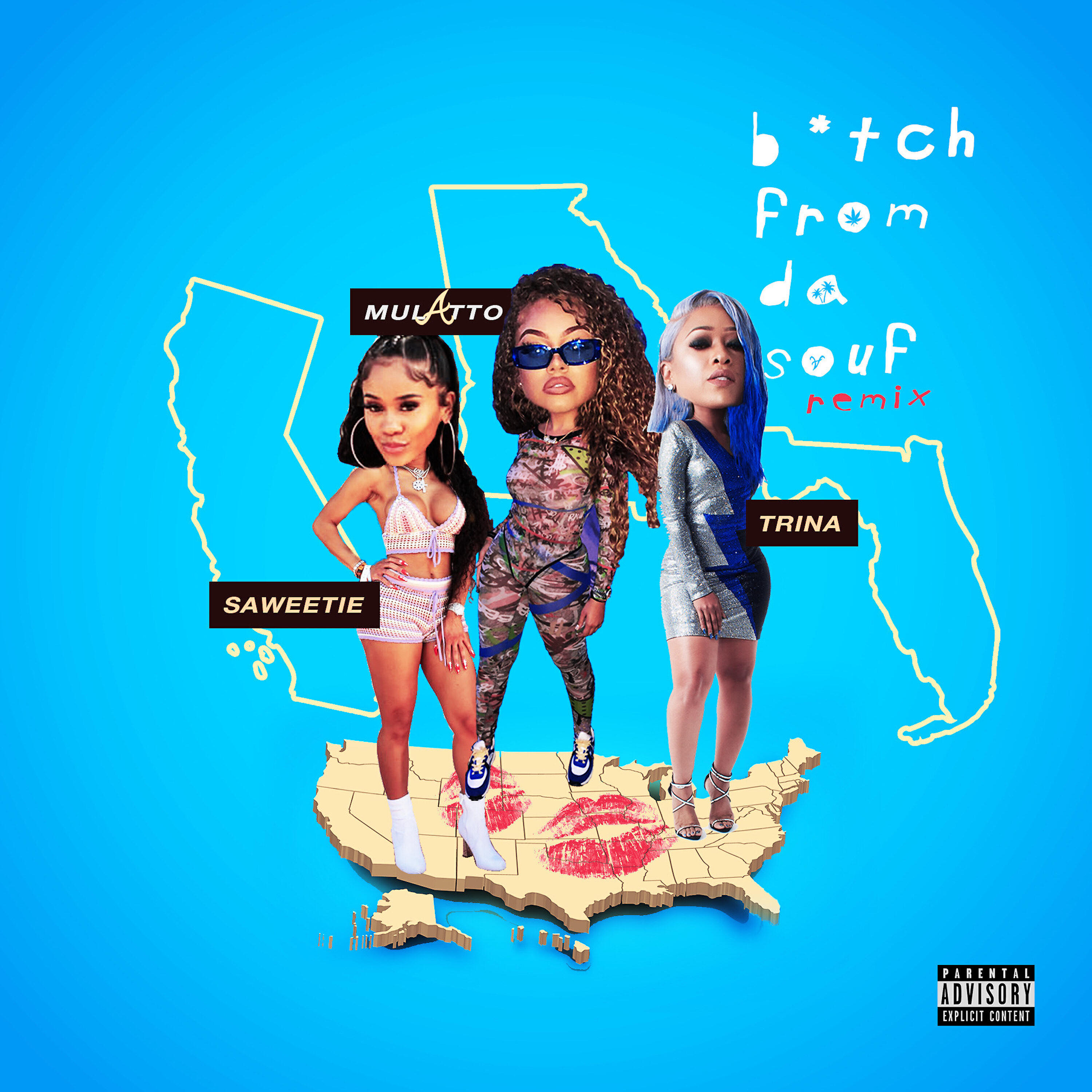 Постер альбома B*tch From Da Souf (Remix)