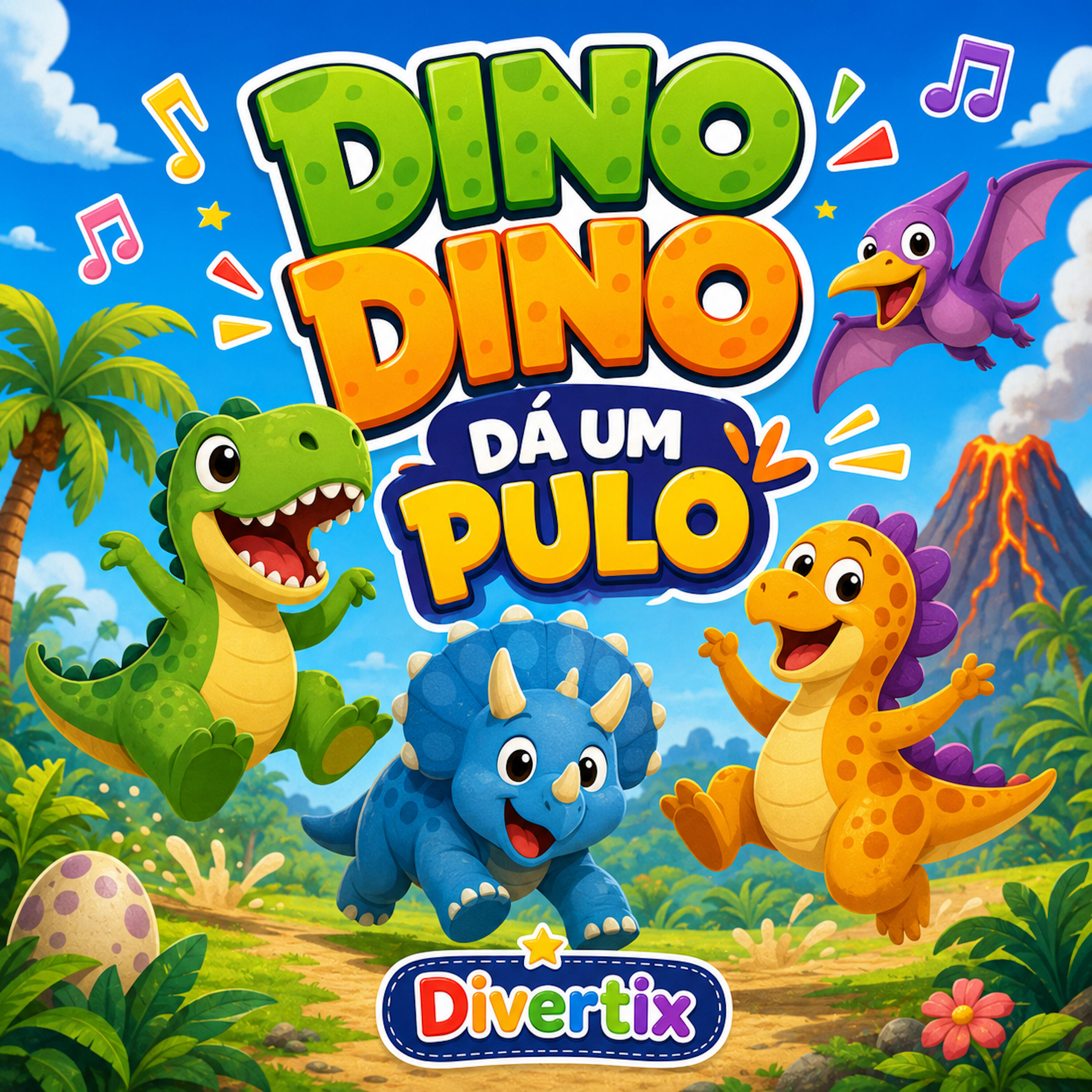 Релиз Dino Dino Dá um Pulo