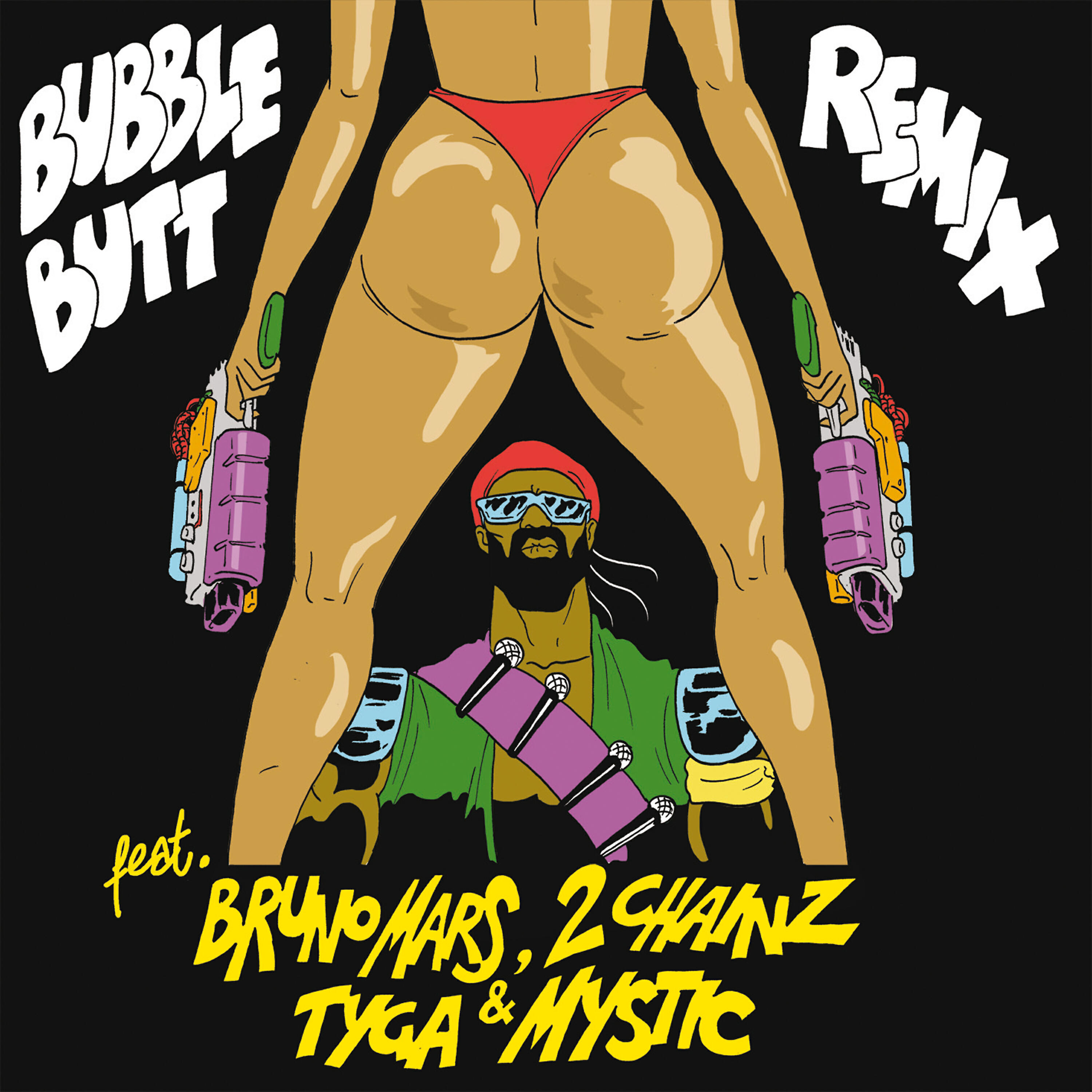 Релиз Bubble Butt (Remix) [feat. Bruno Mars, 2 Chainz, Tyga & Mystic]