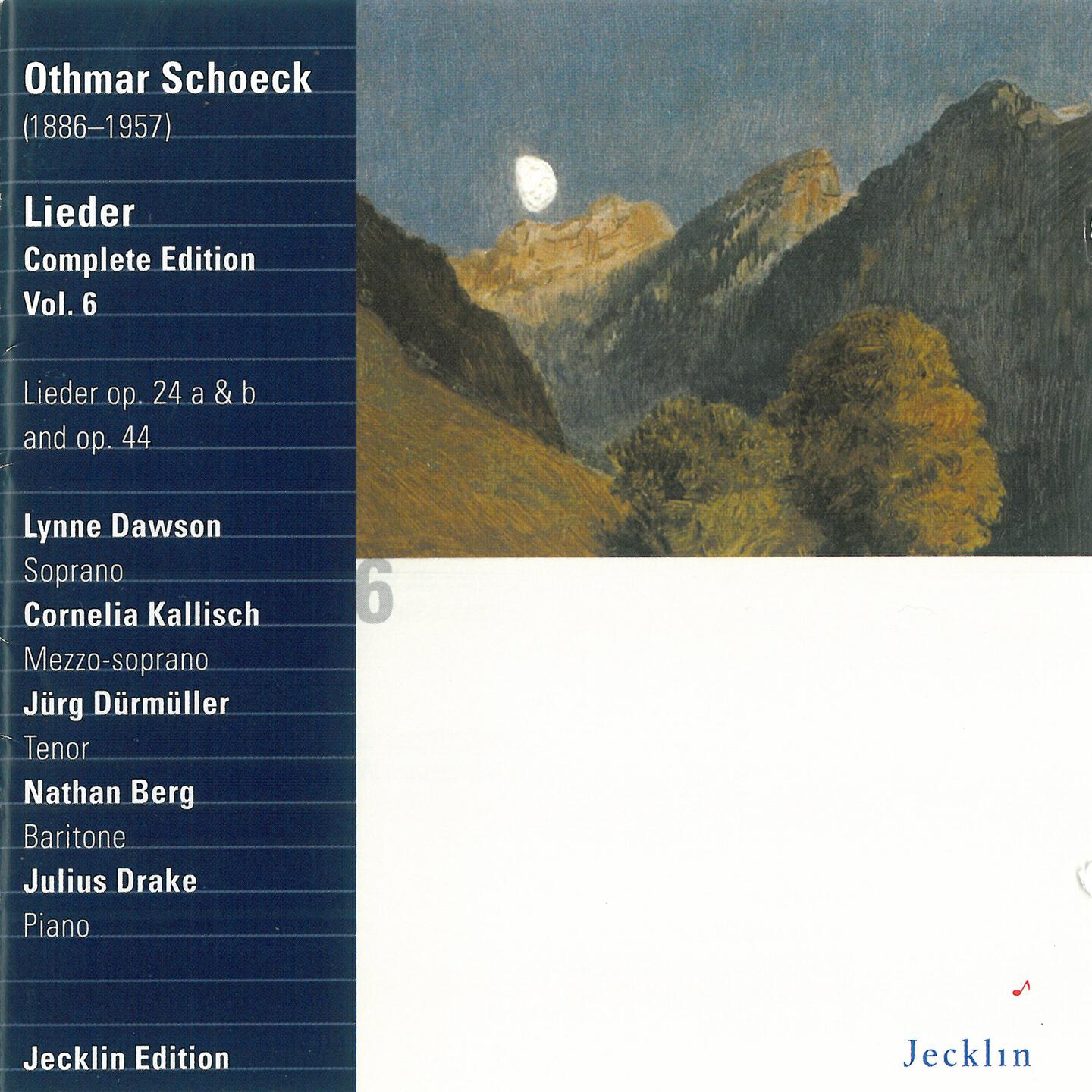 Релиз Othmar Schoeck: Lieder - Complete Edition, Vol. 6
