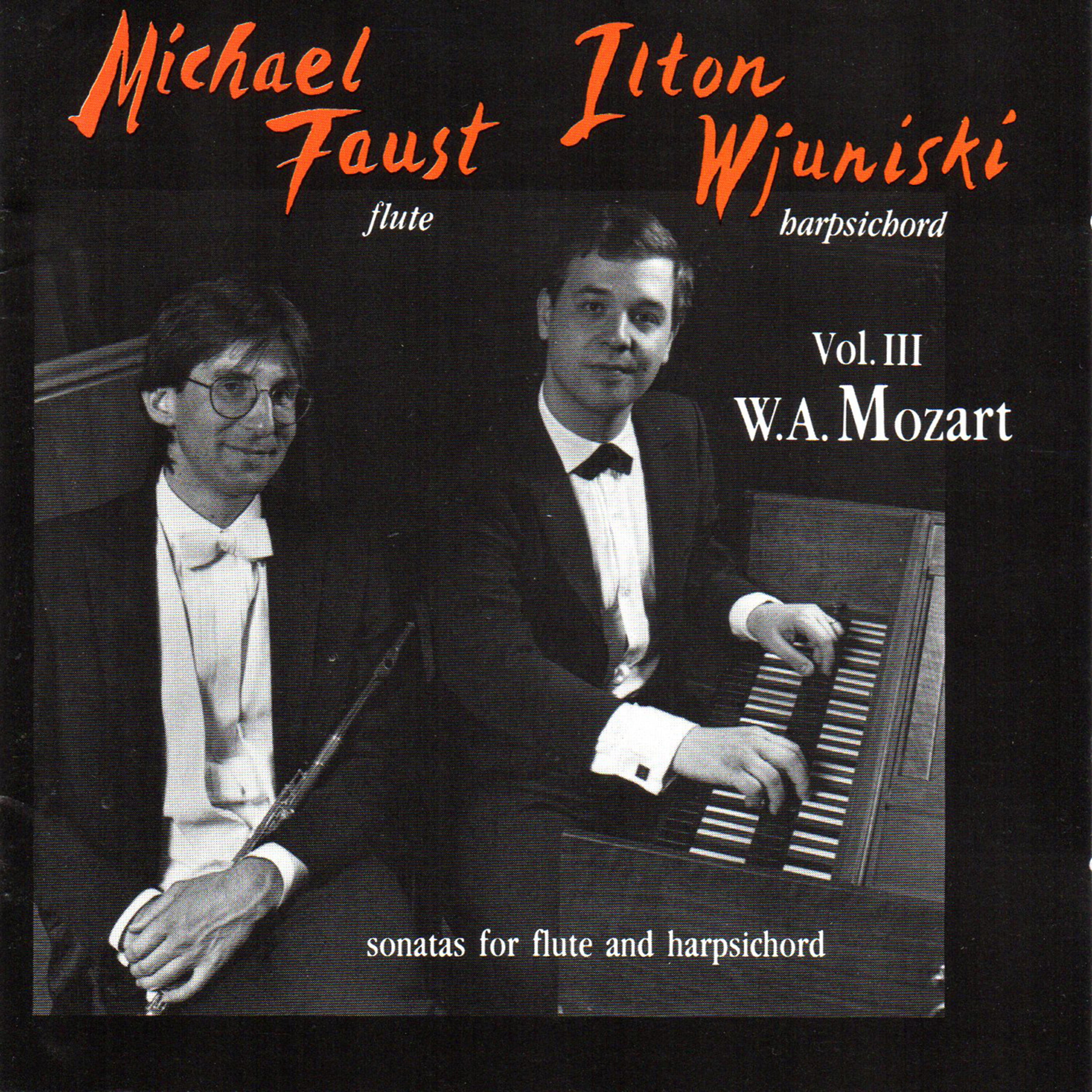 Релиз Mozart: Sonatas for Flute and Harpsichord, Vol. 3