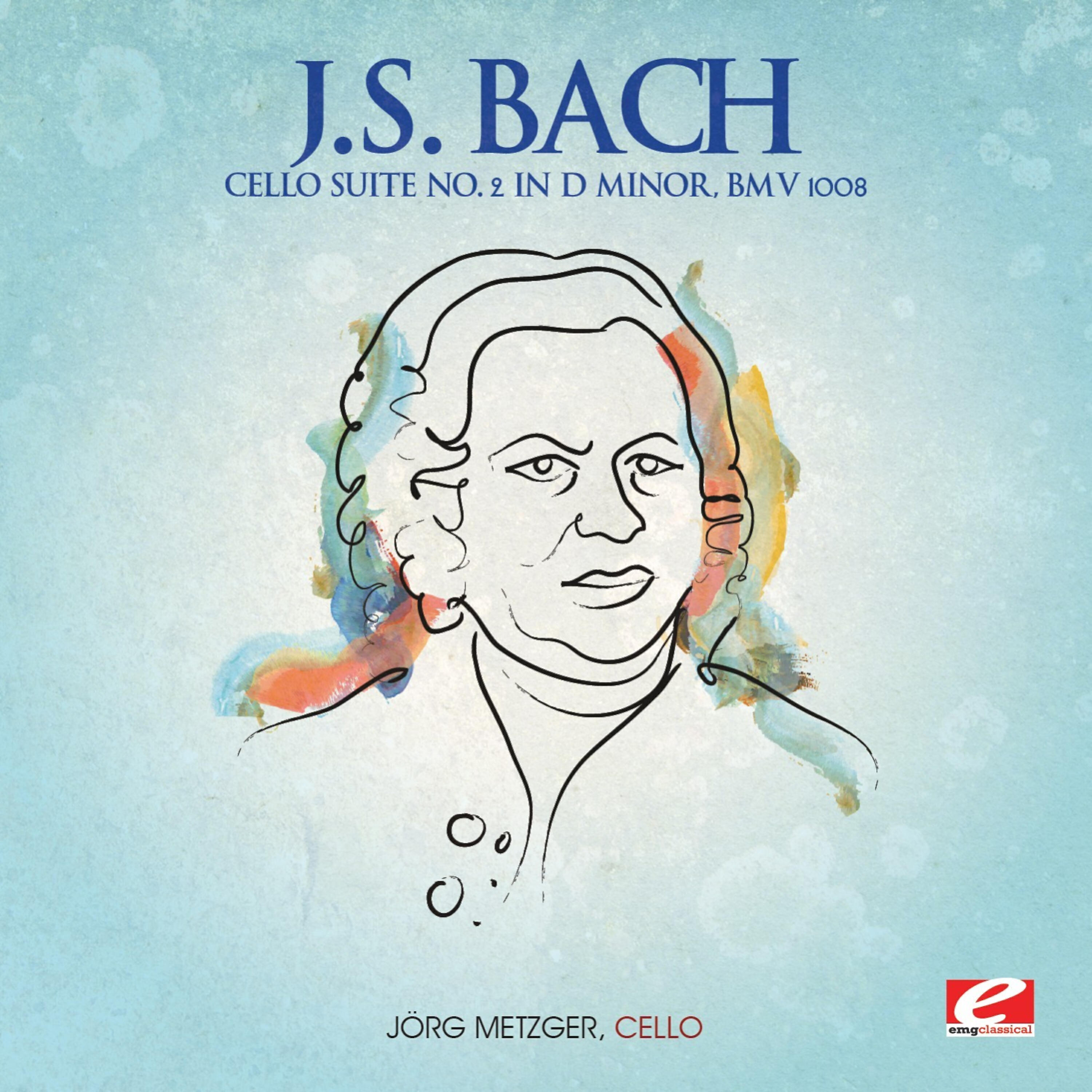 Релиз J.S. Bach: Cello Suite No. 2 in D Minor, BMV 1008 (Digitally Remastered)
