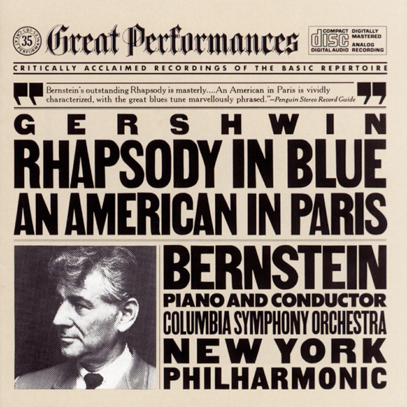 Релиз Gershwin: Rhapsody in Blue & An American in Paris